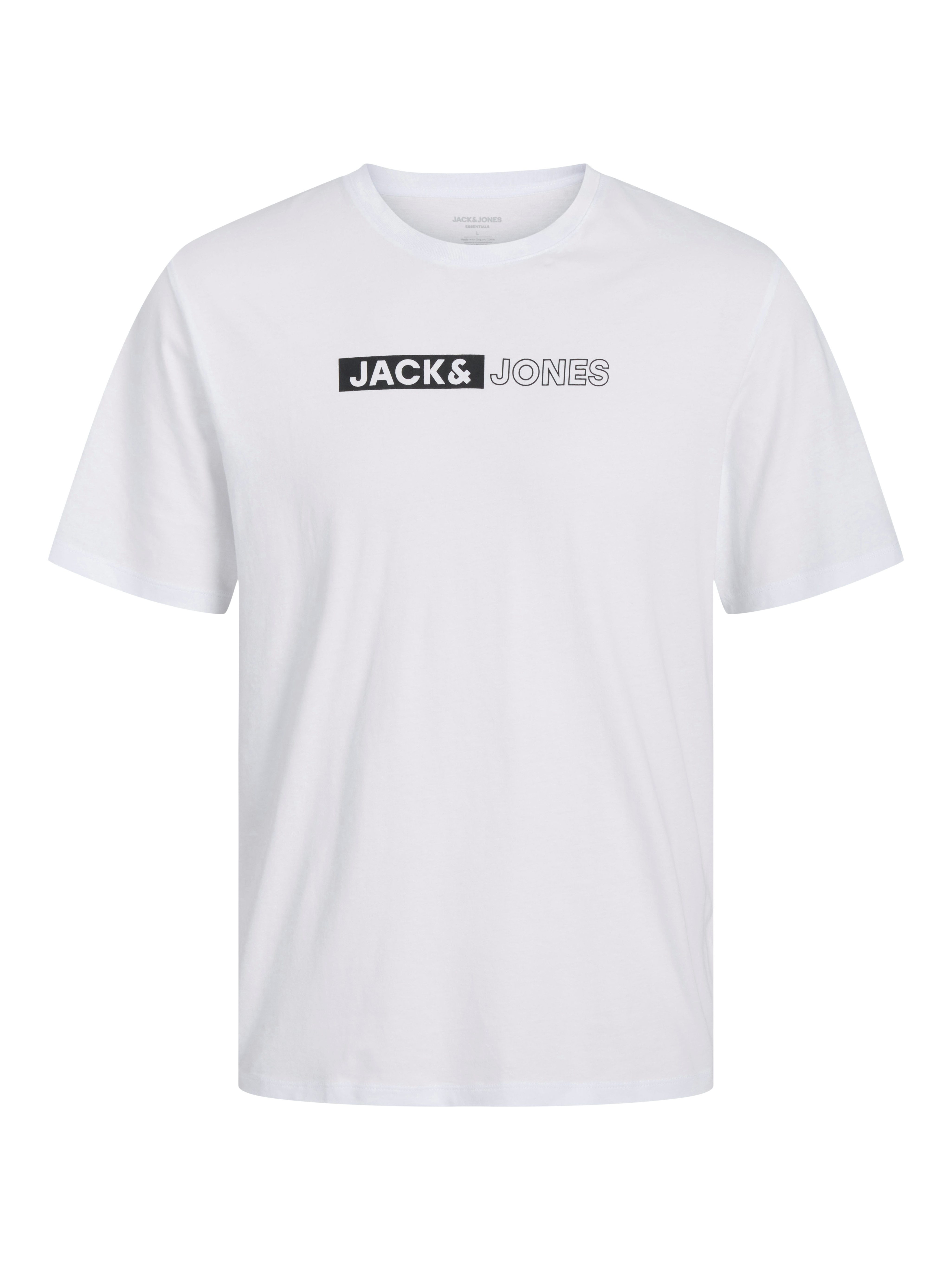 Jack & Jones PlusSize Shirt met ronde hals JJECORP LOGO TEE PLAYSS NECK 3PK MP PLS (3-delig)
