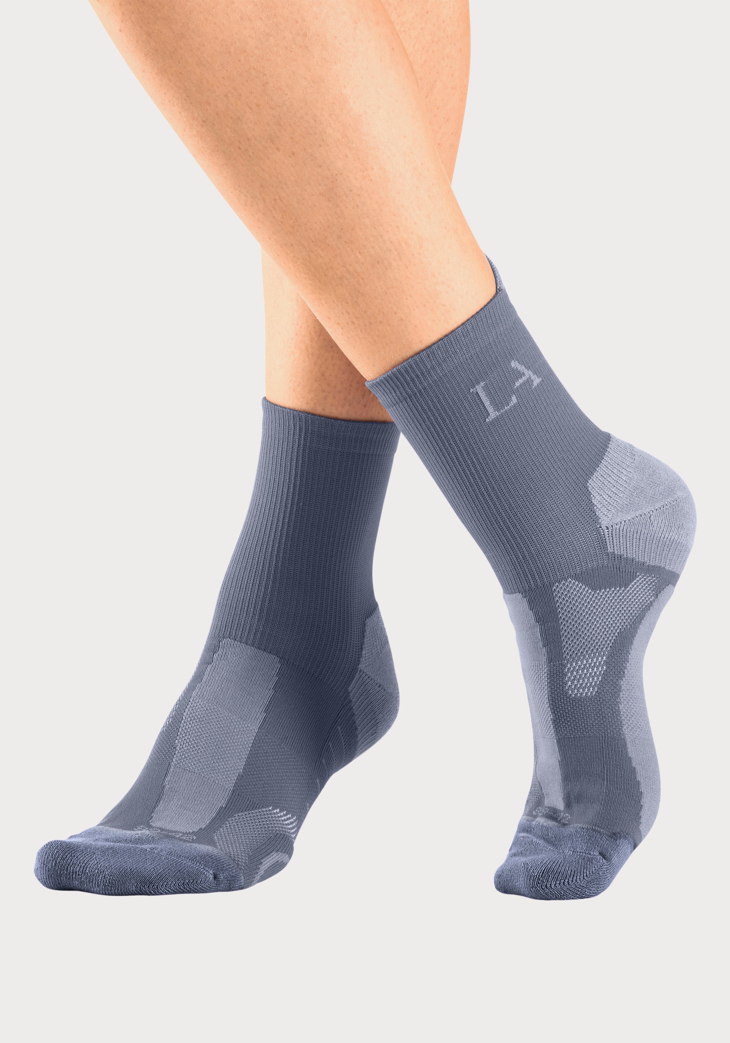 active by Lascana Wandelsokken met versterkte belastingzones (set, 3 paar)