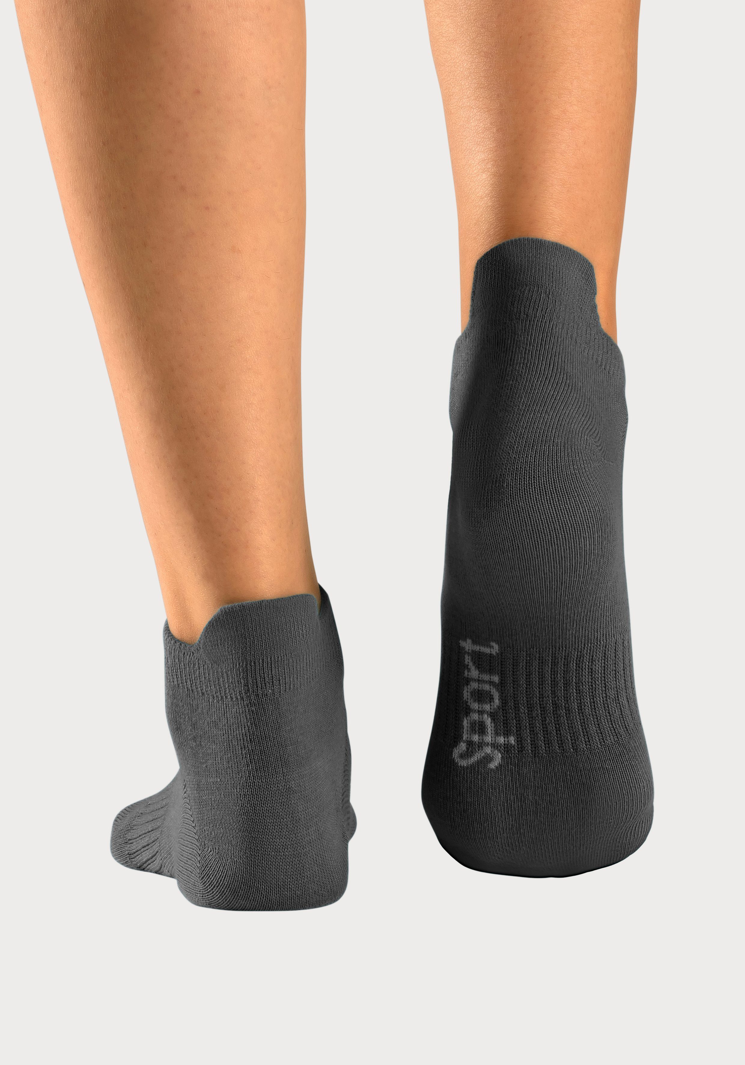Bench. Sneakersokken met fijne mesh constructie en middenvoetrubber (set, 6 paar)