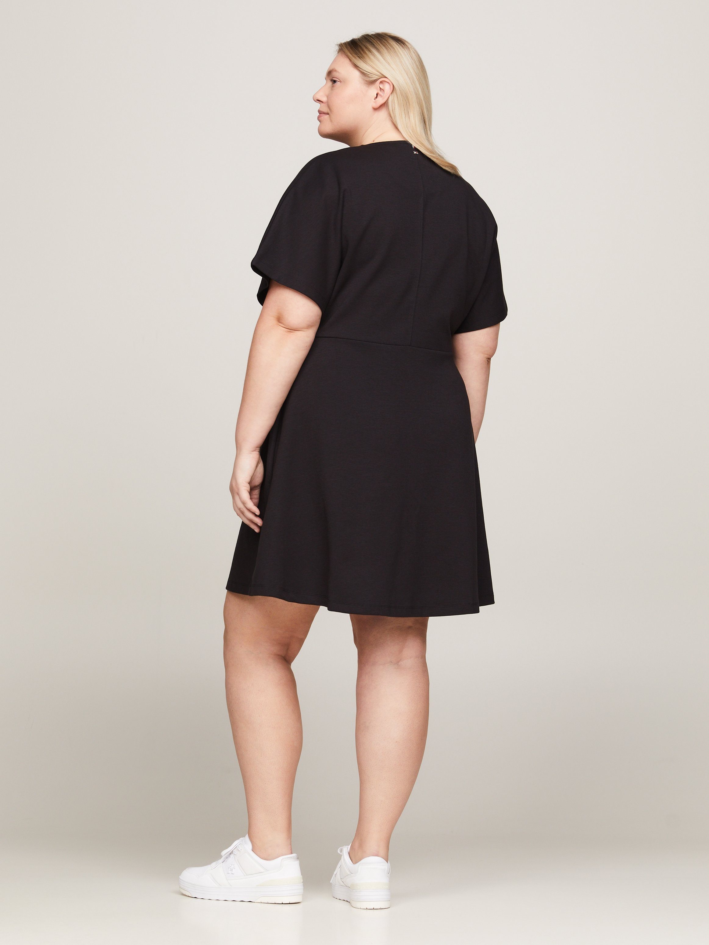 Tommy Hilfiger Curve Blousejurk CRV F&F C-NK TSHIRT DRESS SS