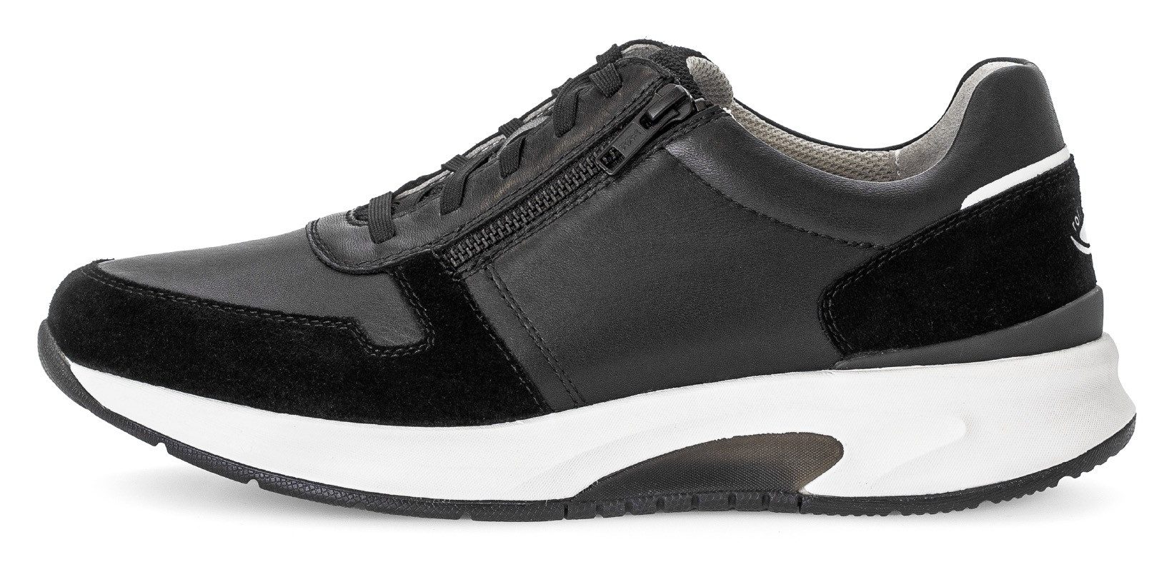 Gabor Rollingsoft Sneakers met sleehak veterschoenen comfort schoen vrijetijdsschoen breedte g 1 2 (= breed)