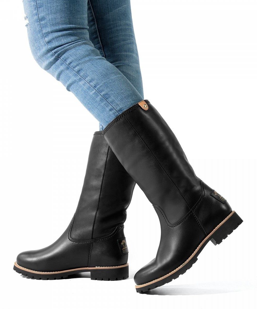 Panama Jack Winterlaarzen Bambina Igloo long shaft boots, profile sole, with lambswool lining