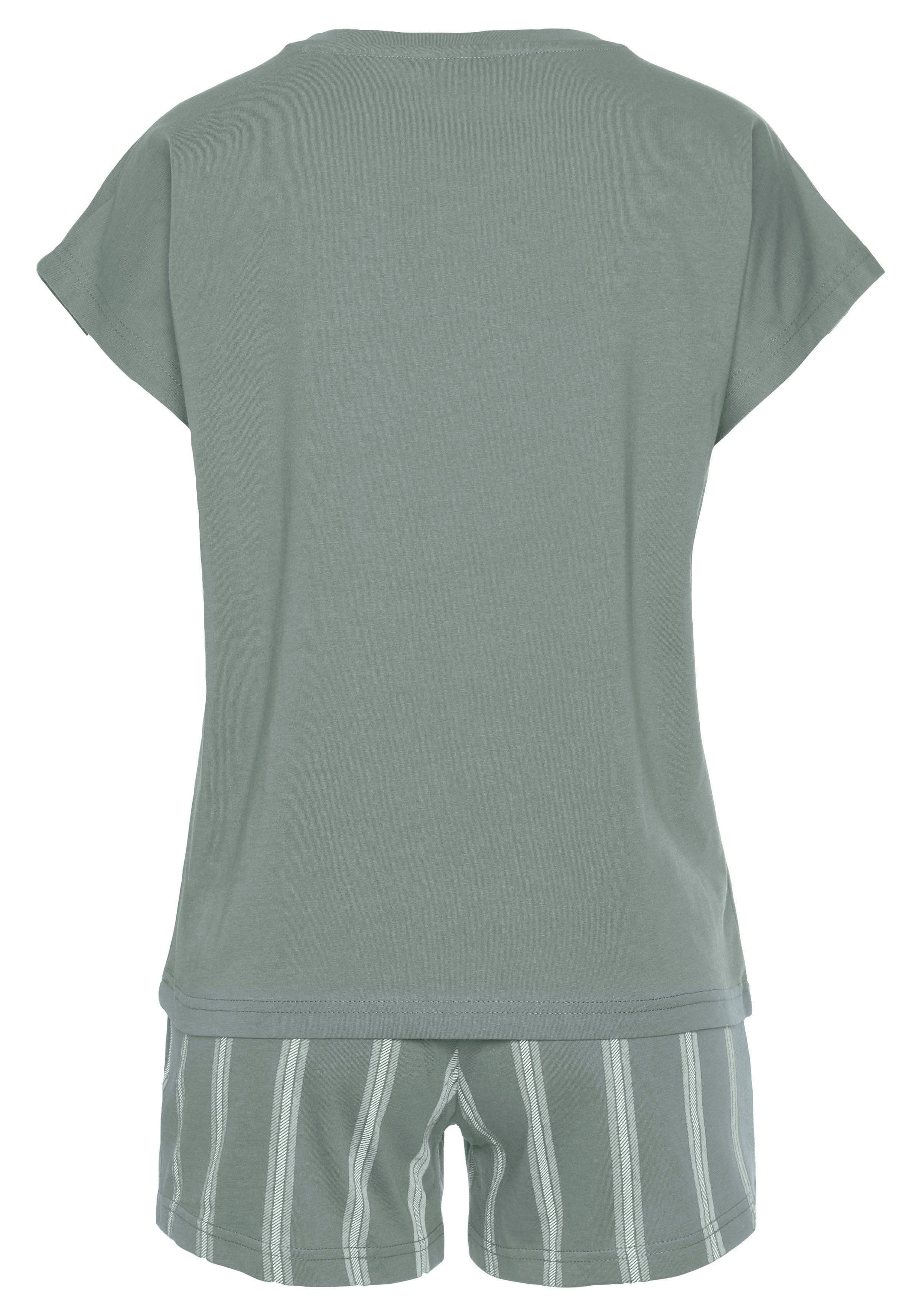 Vivance Dreams Shortama met frontprint (2-delig, 1 stuk)