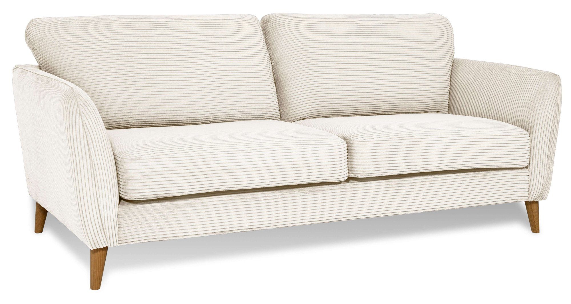 Home affaire 2-zitsbank MARSEILLE compact bank 170 cm, cord, vlakke weefsel, structuur, geweven stof