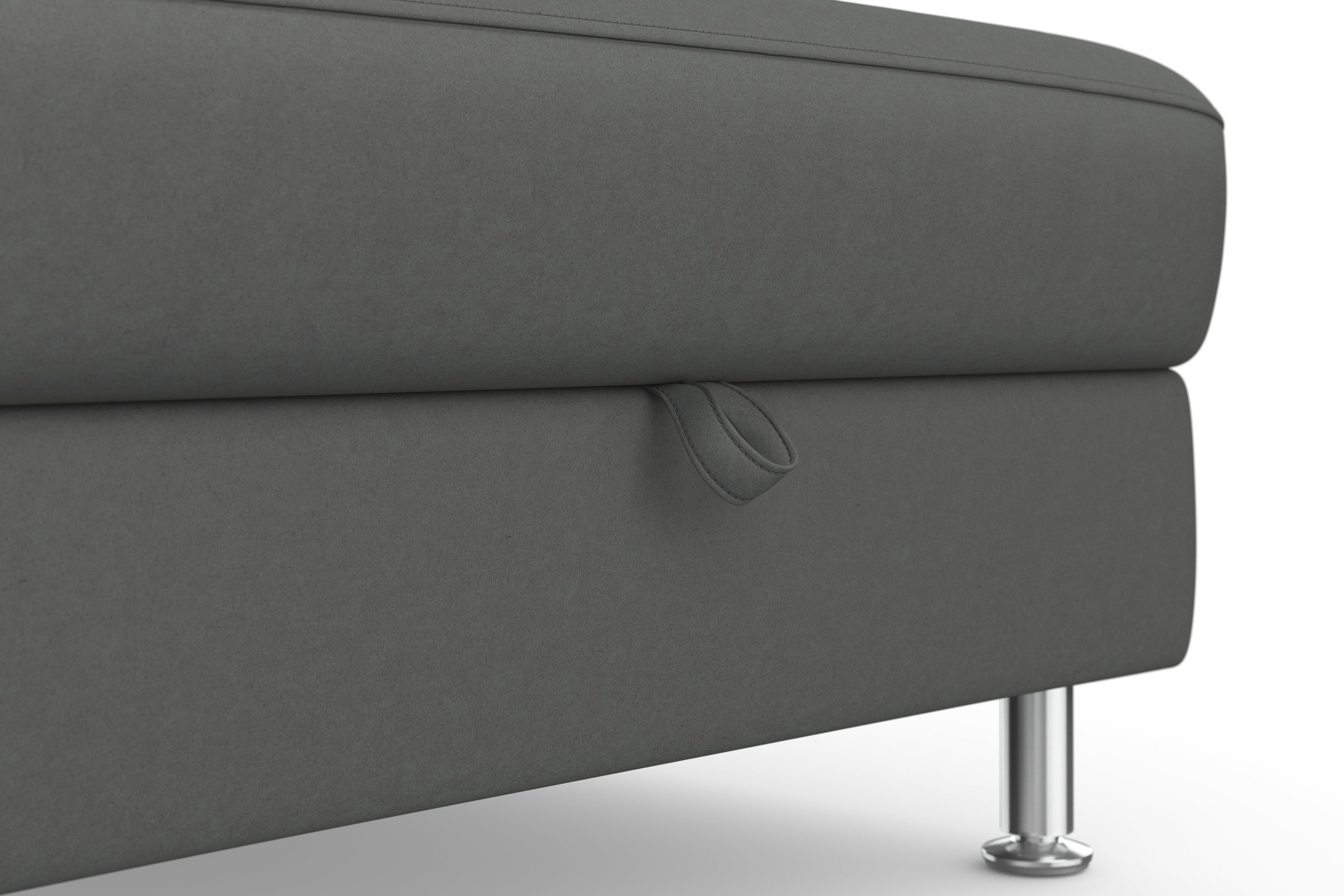sit&more Hoekbank Freetown L-vorm met verstelbare hoofdsteun en comfortabele binnenvering