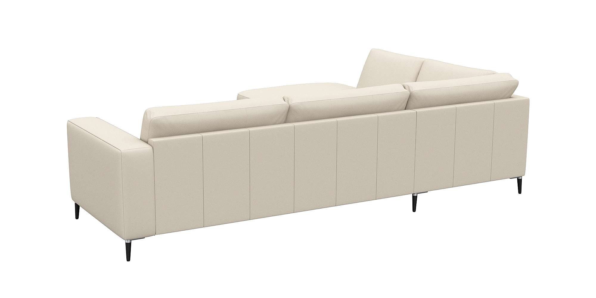 FLEXLUX Hoekbank Fiore, L-vorm, comfortabel en aangenaam door hoogwaardige zitopbouw