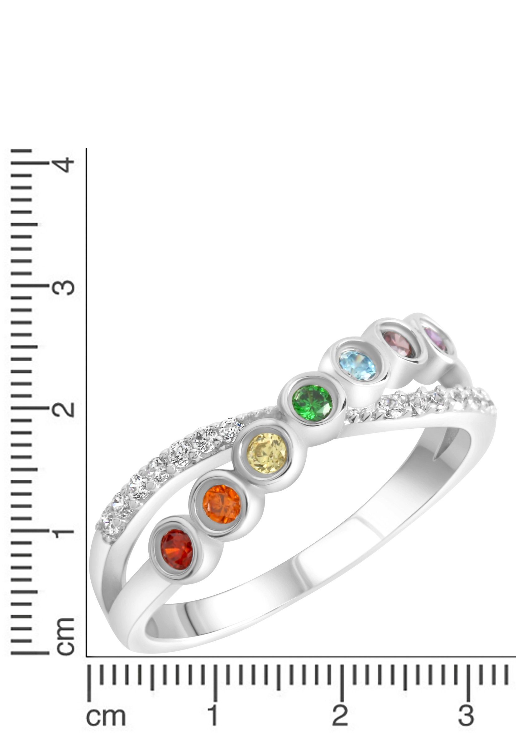 Firetti Ring Sieraad cadeau zilverkleur 925 zilveren ring croise