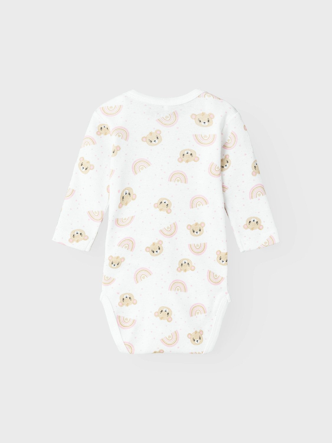 Name It Body met lange mouwen NBFBODY 2P LS ORCHID PINK TEDDY NOOS (set 2-delig)