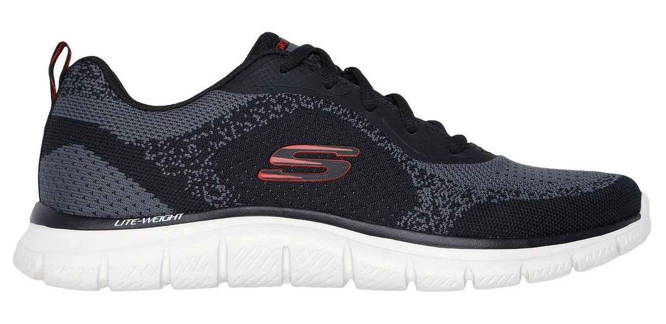 Skechers Sneakers TRACK-GLENDOR Trainingsschoenen, veterschoenen, vrijetijdsschoen met memory foam