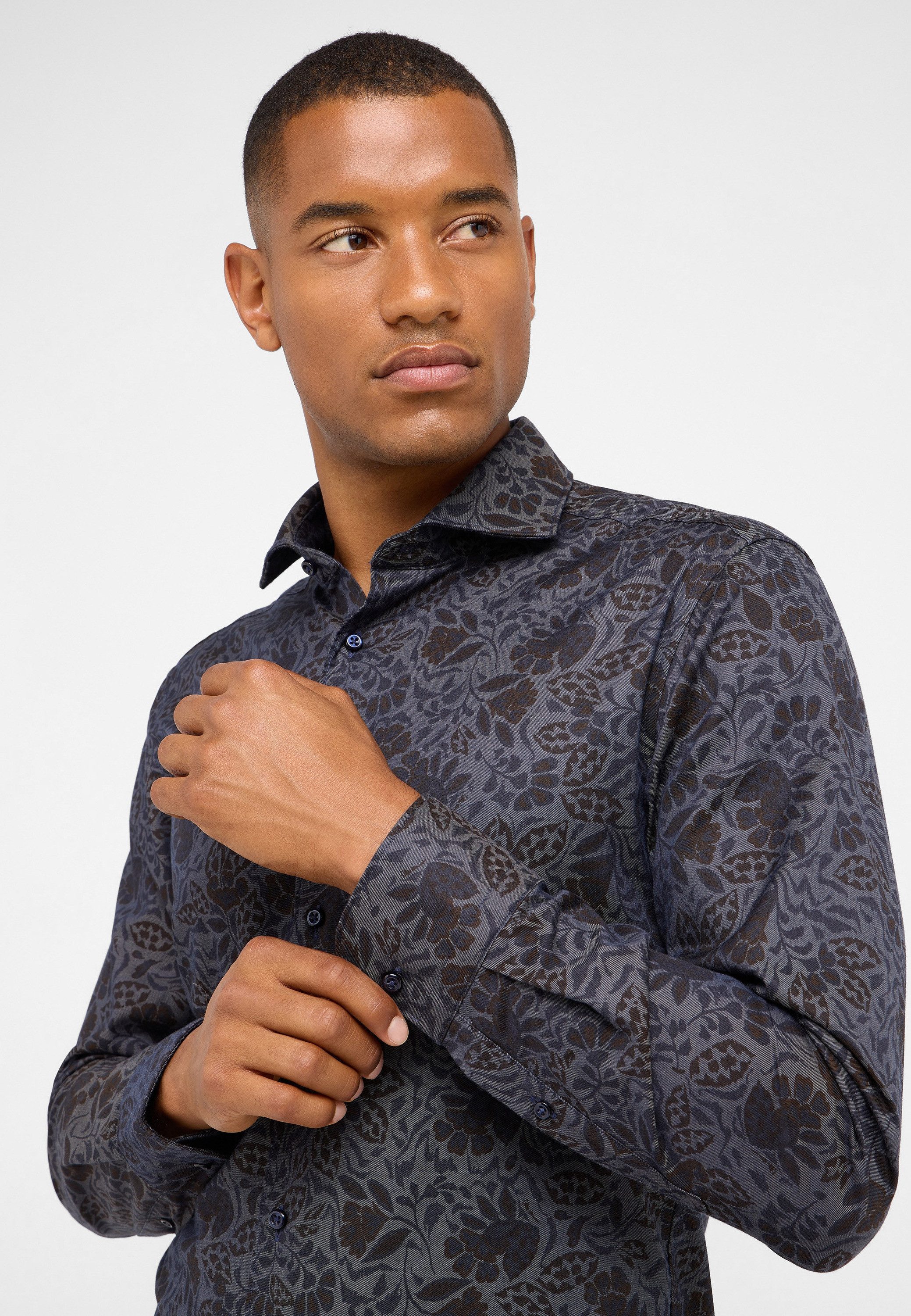 Eterna Overhemd met lange mouwen Slim fit