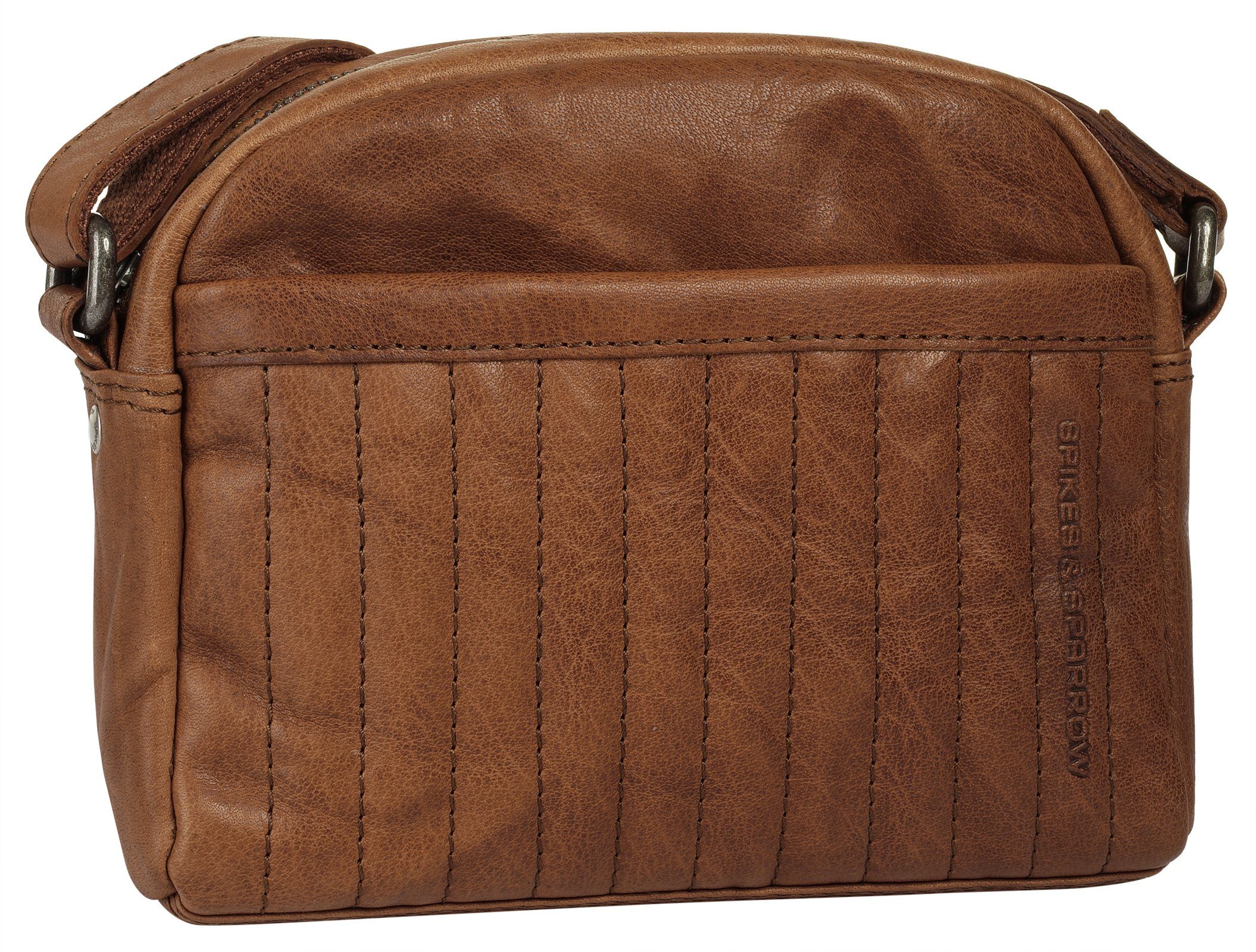 Spikes & Sparrow Schoudertas echt leder