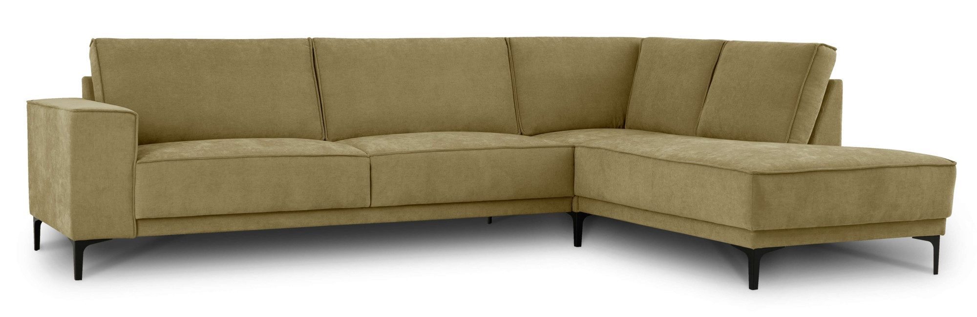 Places of Style Hoekbank Oland, structuur, platweefsel, luxe microvezel, bouclé