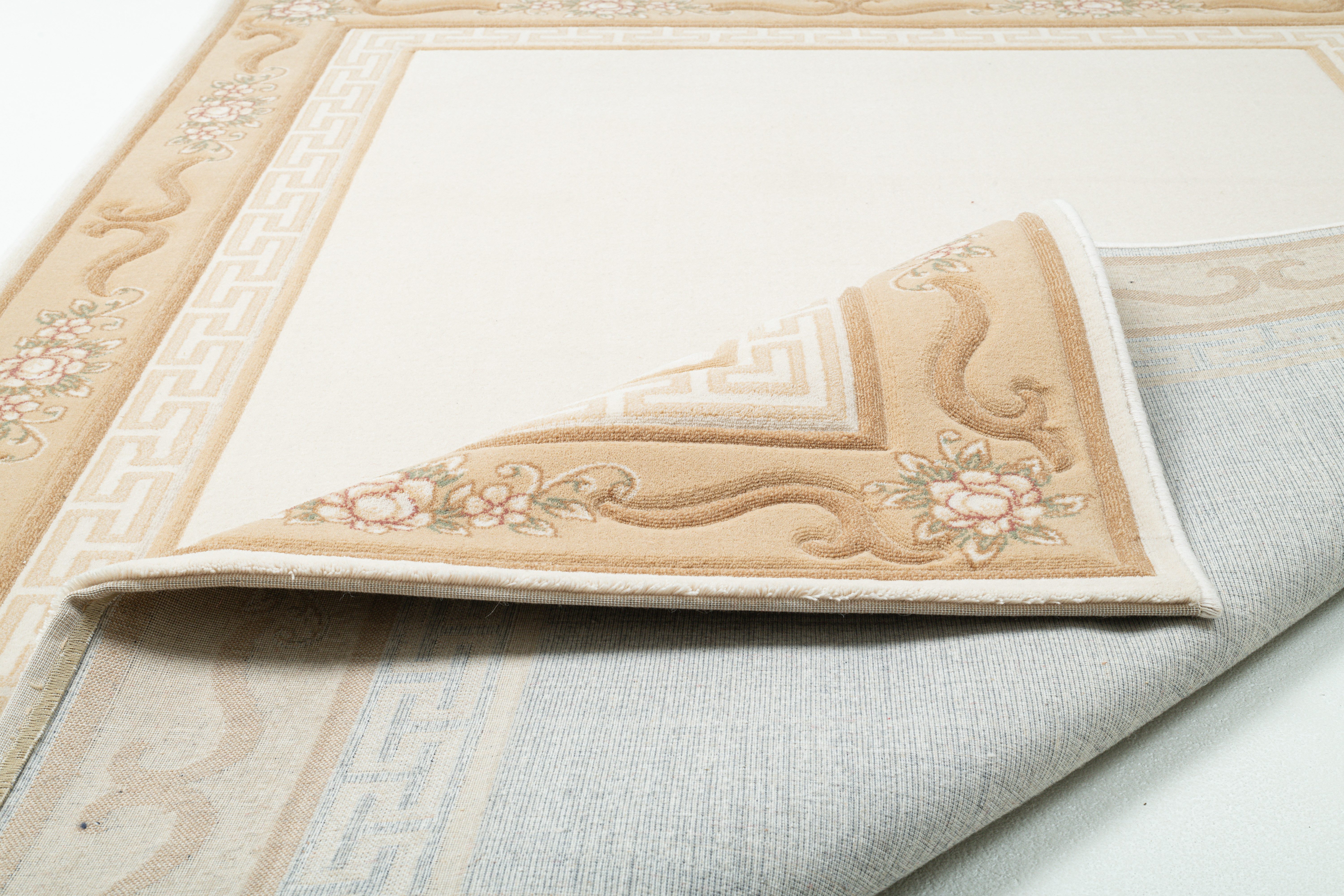 THEKO Wollen kleed Pelinia 7745 Kortpolig, effen kleuren, met bies, 100% wol