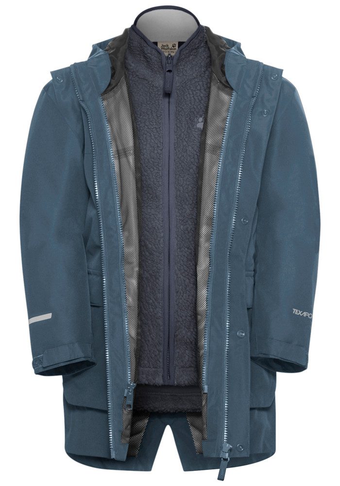 Jack Wolfskin Functioneel 3-in-1-jack 3IN1 CANVEY KIDS