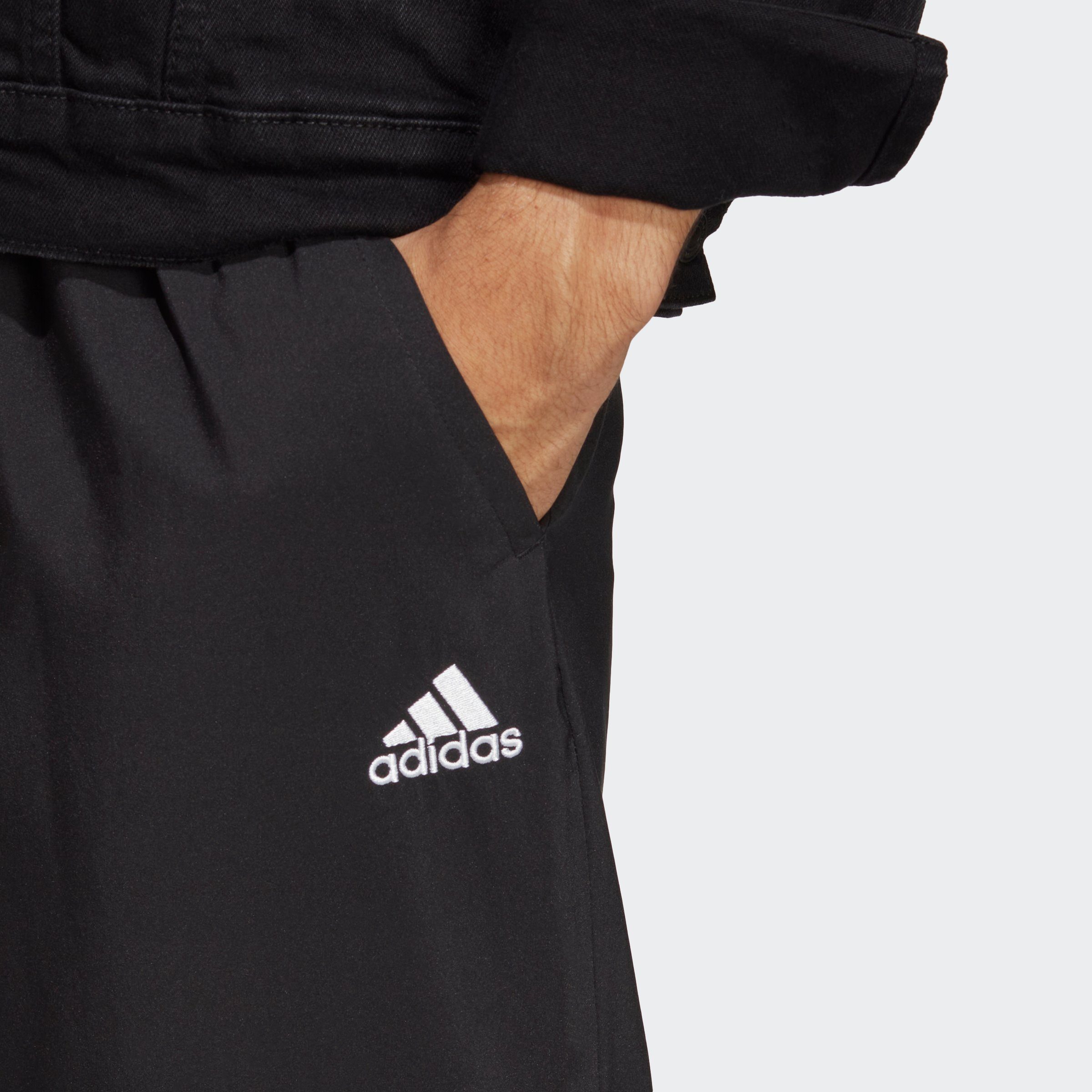 adidas Sportswear Sportbroek AEROREADY ESSENTIALS STANFORD ELASTIC CUFF SMALL LOGO BROEK (1-delig)