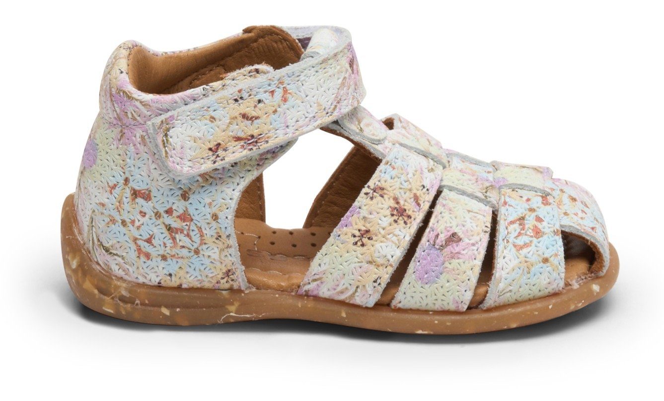 Bisgaard Sandalen Carly , zomerschoen, klittenbandschoen, sandaal, met algehele bloemenprint