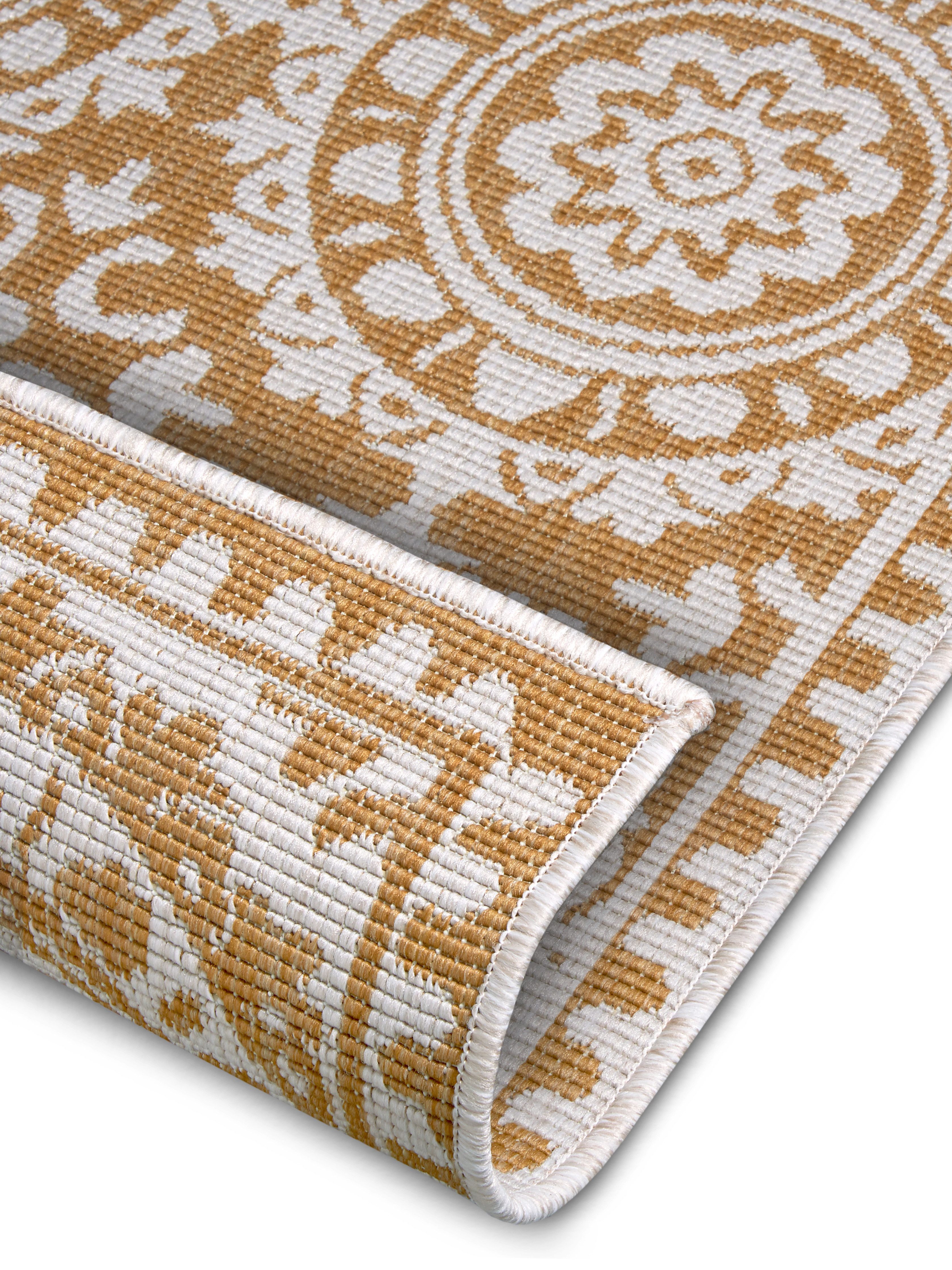 NORTHRUGS Loper Jardin Tweezijdig te gebruiken kleed, in-& outdoor, vintage, balkon, tuin, woonkamer, hal