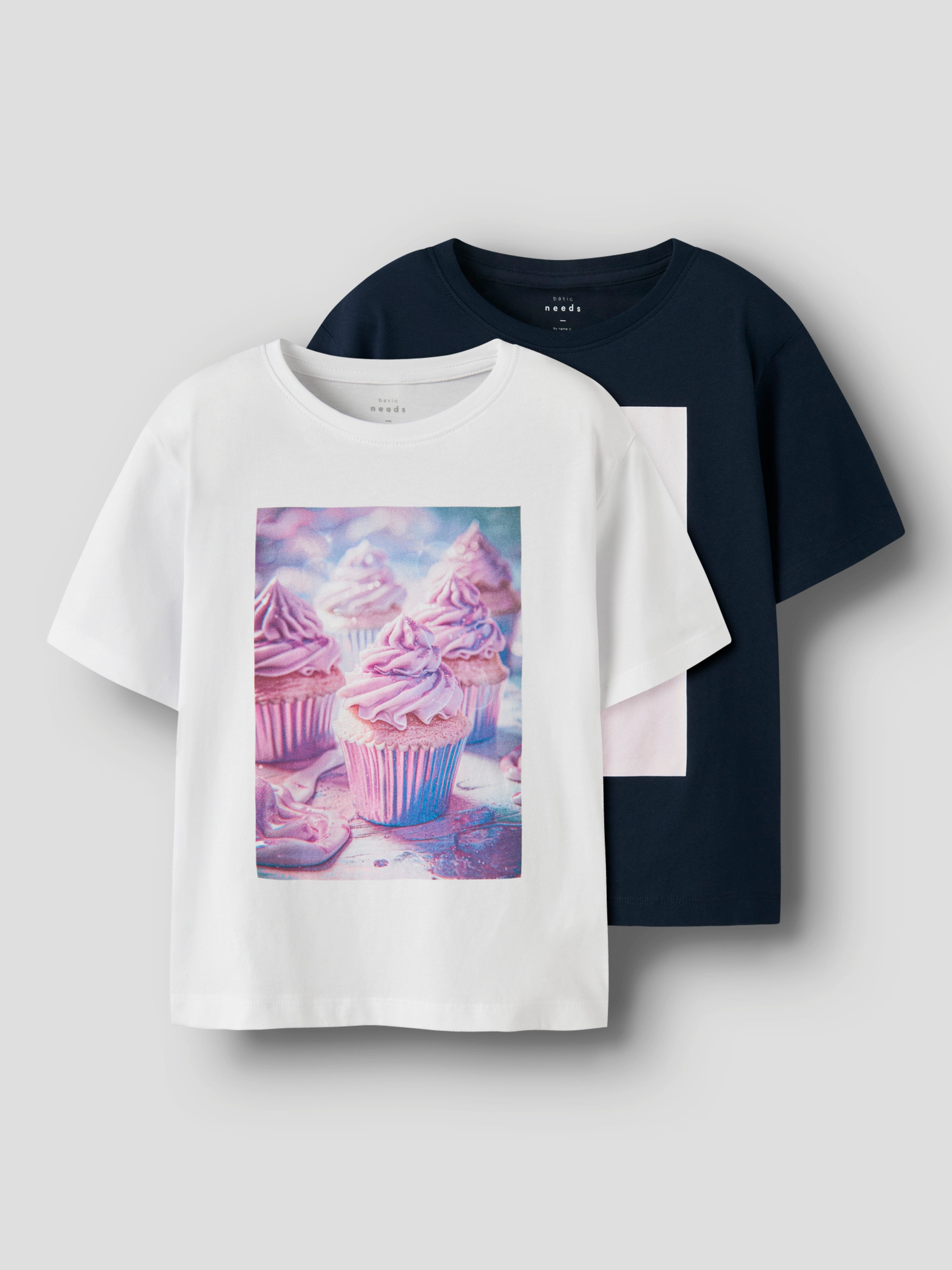 Name It T-shirt NKFVOTEA 2P SS NREG TOP (set, 2-delig)