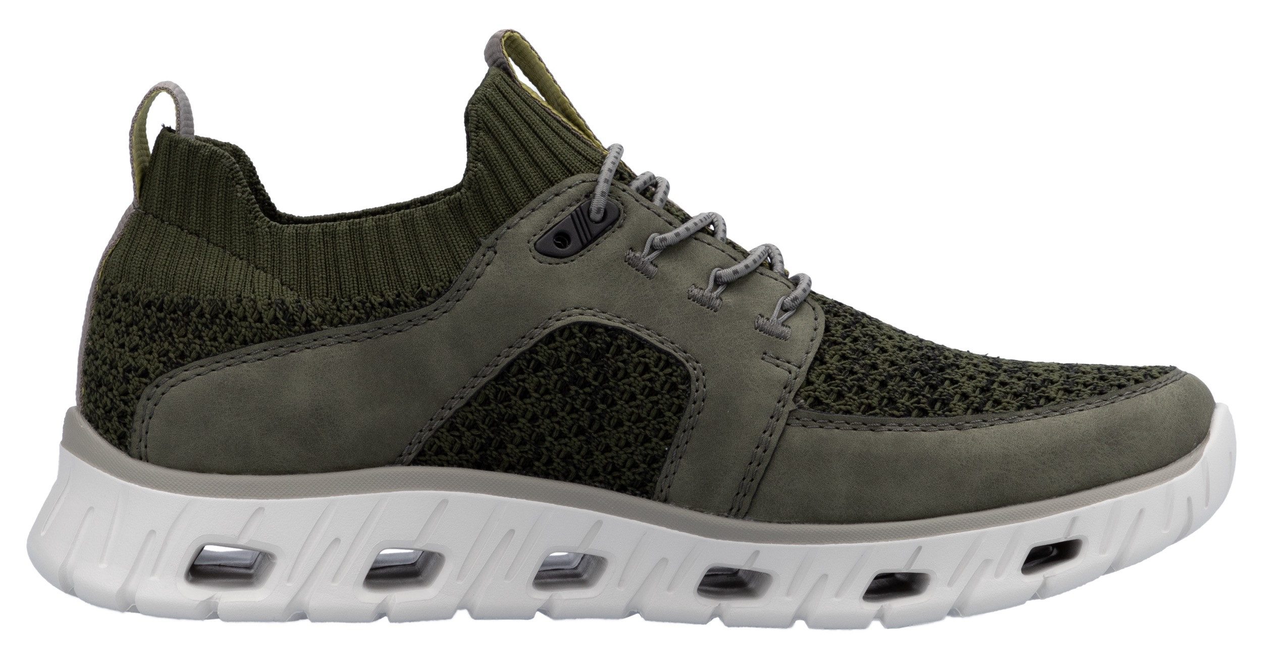 RIEKER Sport Slip-on sneakers , lage schoen, vrijetijdsschoen, slipper met modieuze loopzool