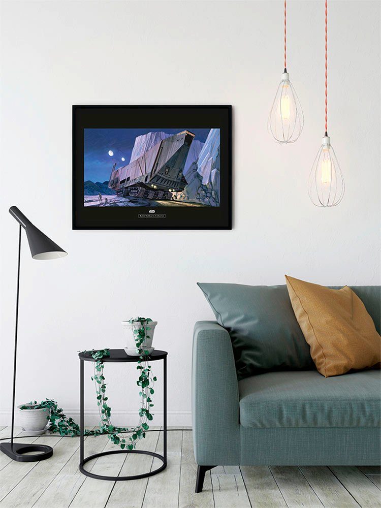 Komar Wanddecoratie Star Wars Classic RMQ Sandcrawler Wanddecoratie voor de kinderkamer - zonder lijst (1 stuk)