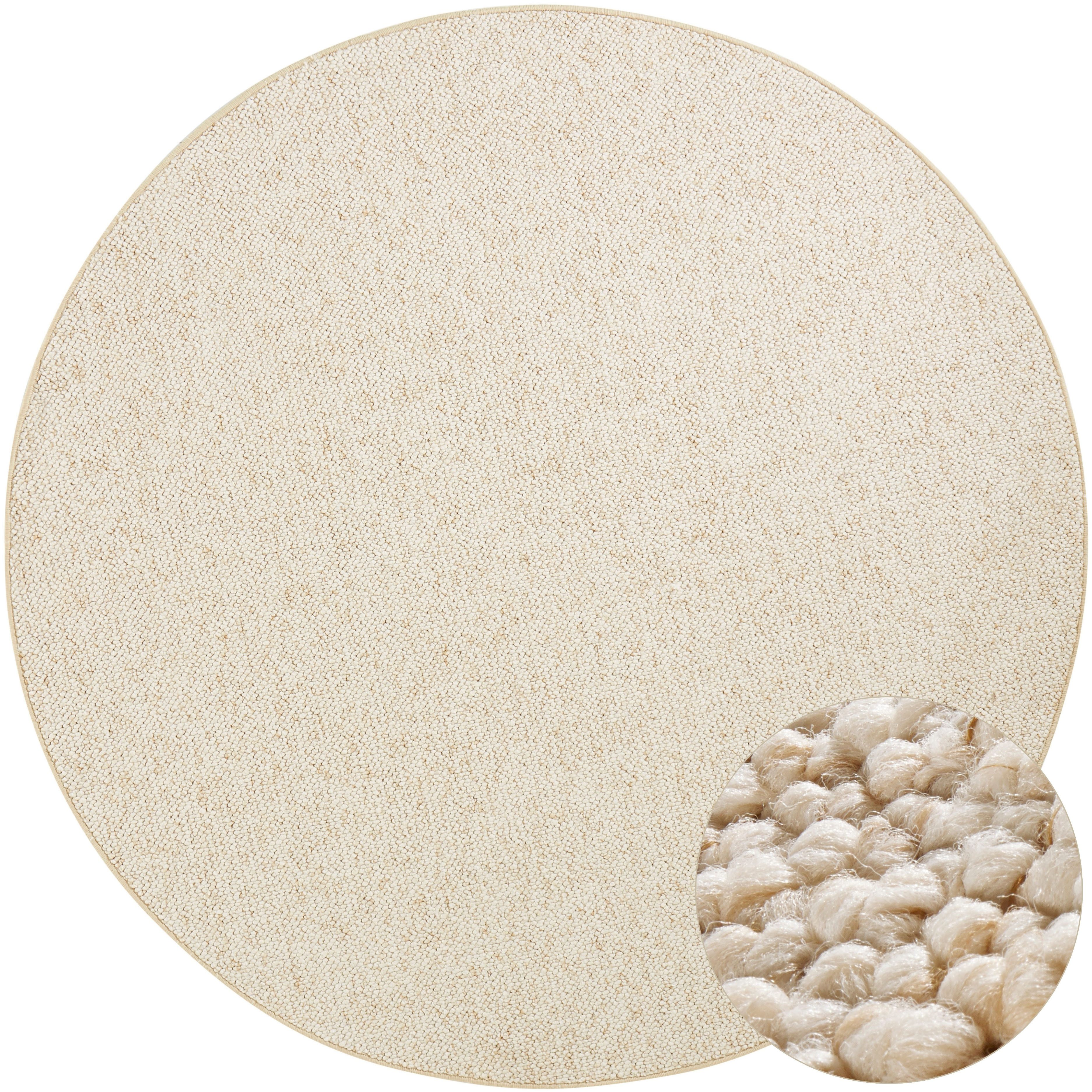 HANSE Home Vloerkleed Wolly 2 Platweefsel, Scandinavisch, wol-look, eetkamer, woonkamer, hal