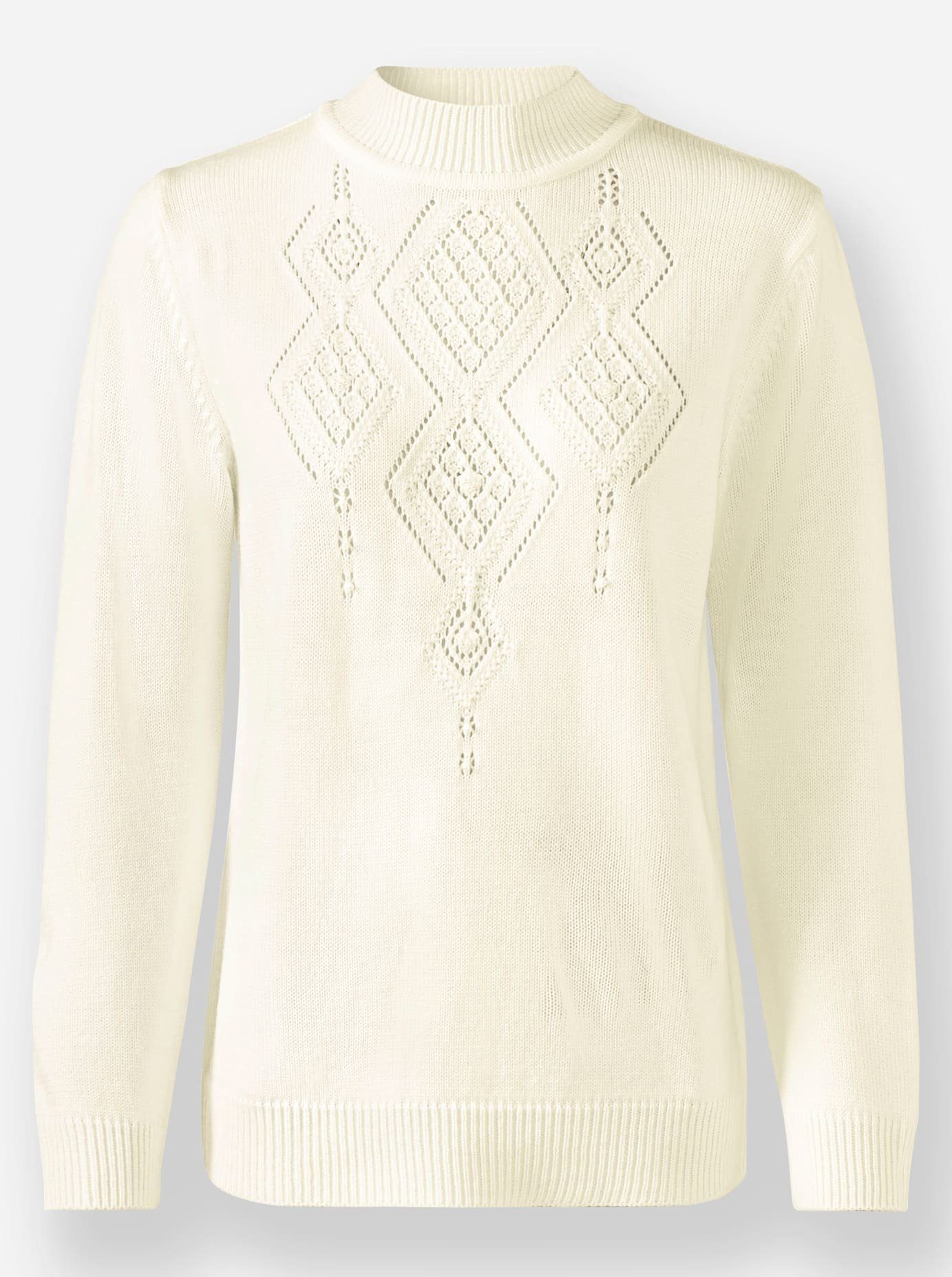 Classic Basics Trui met staande kraag Trui