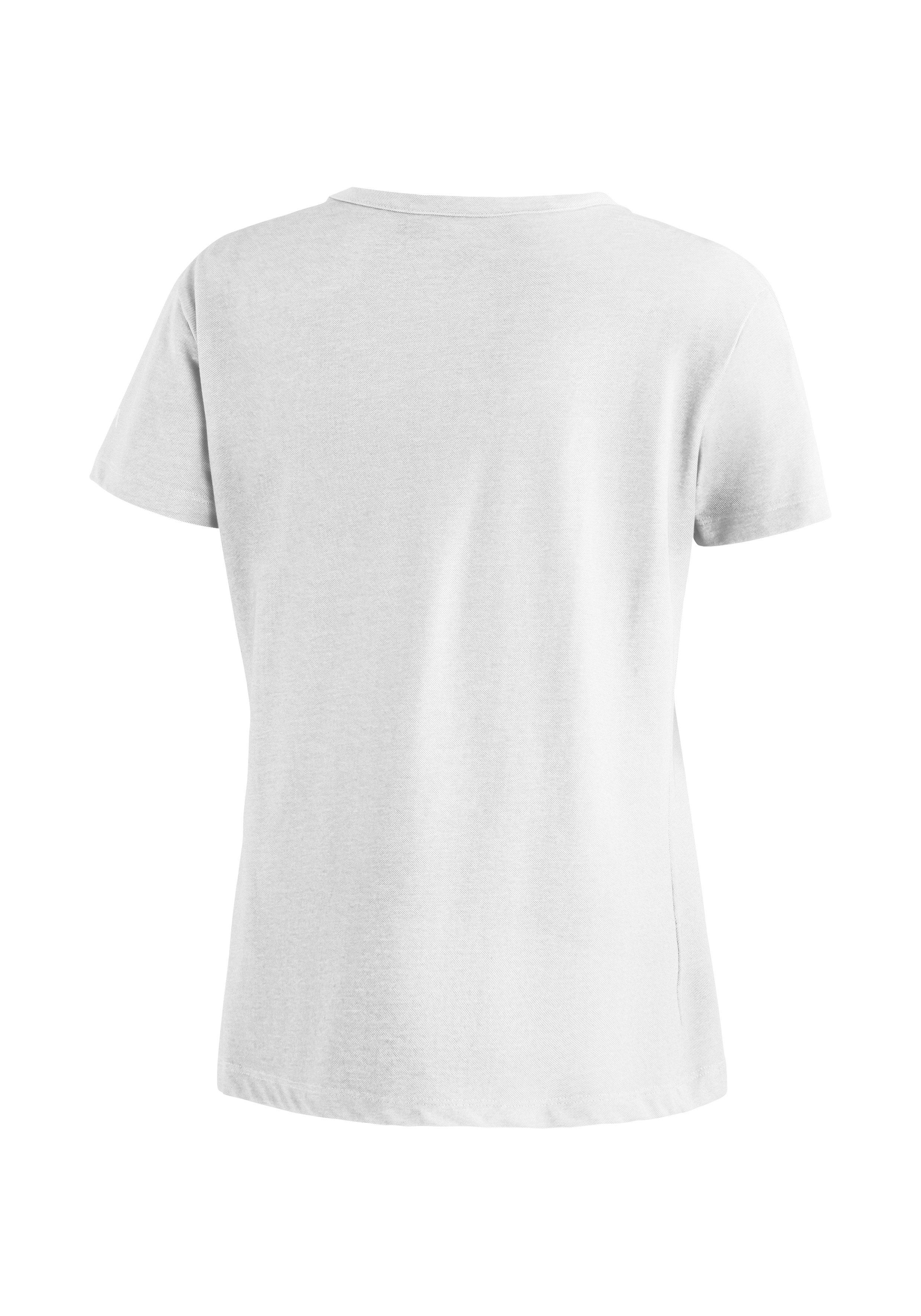 Maier Sports T-shirt Thuja W Dames functioneel shirt, vrijetijdsshirt met print, regular fit