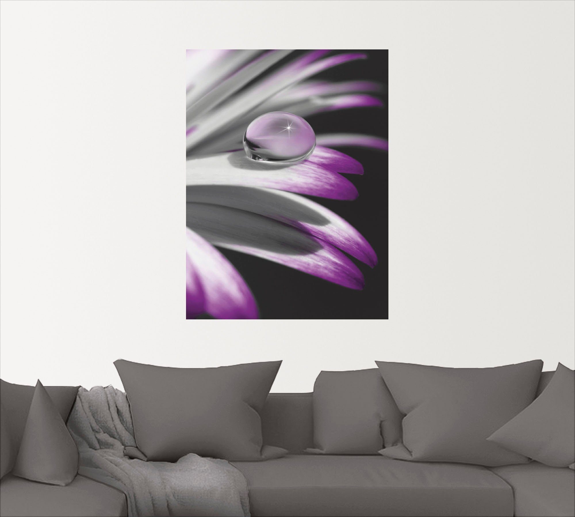 Artland Artprint Druppel als artprint op linnen, poster, muursticker in verschillende maten