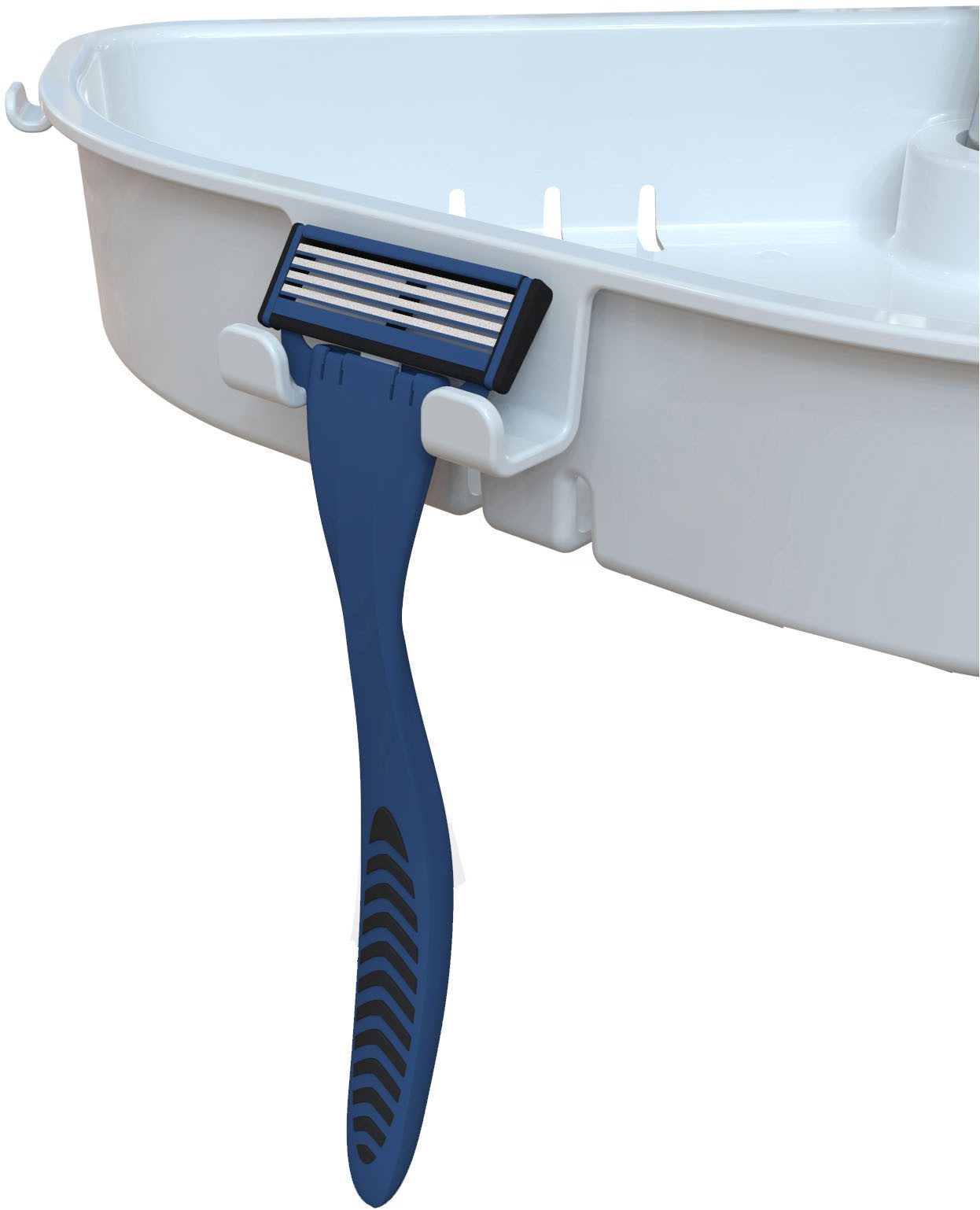 Bischof Douche en badkrukjes met zwenkbaar planchet 28x21cm