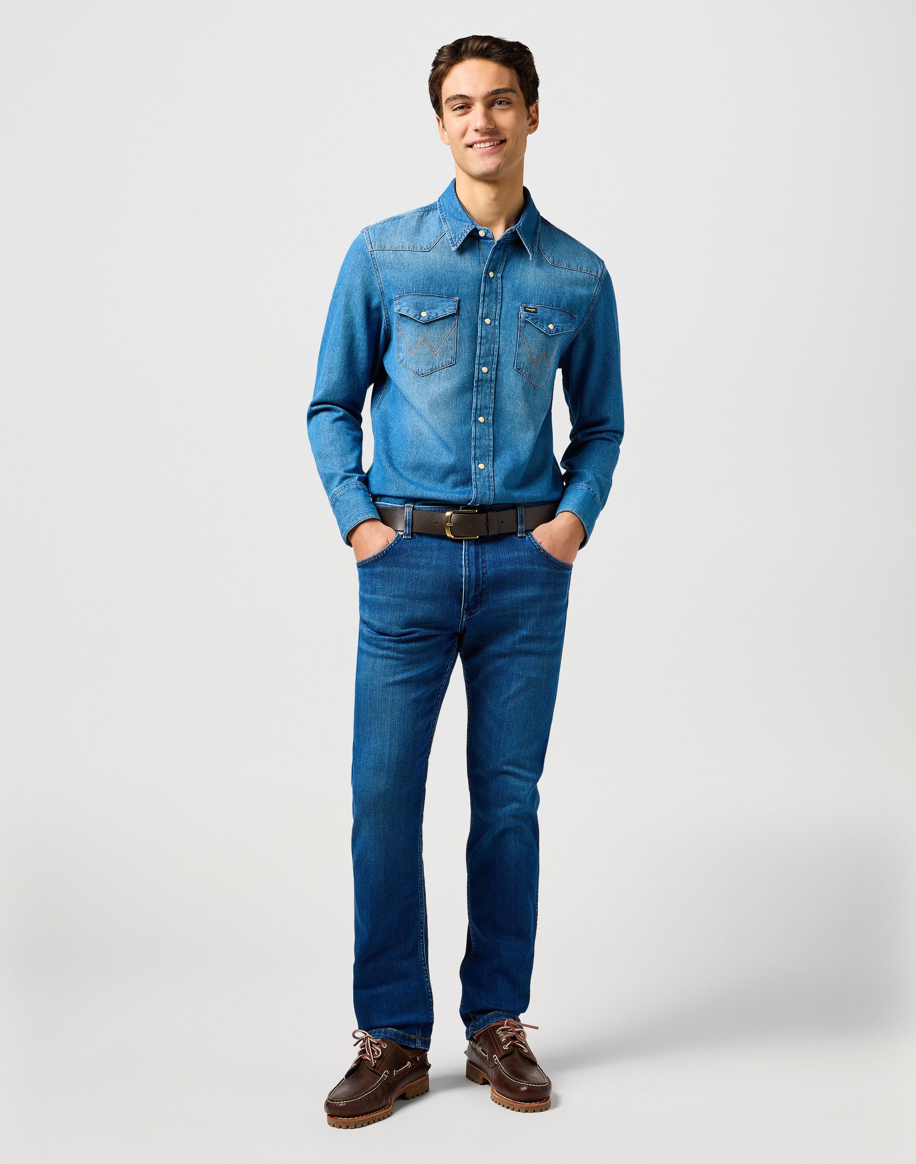 Wrangler Stretch jeans Greensboro Regular Straight fit
