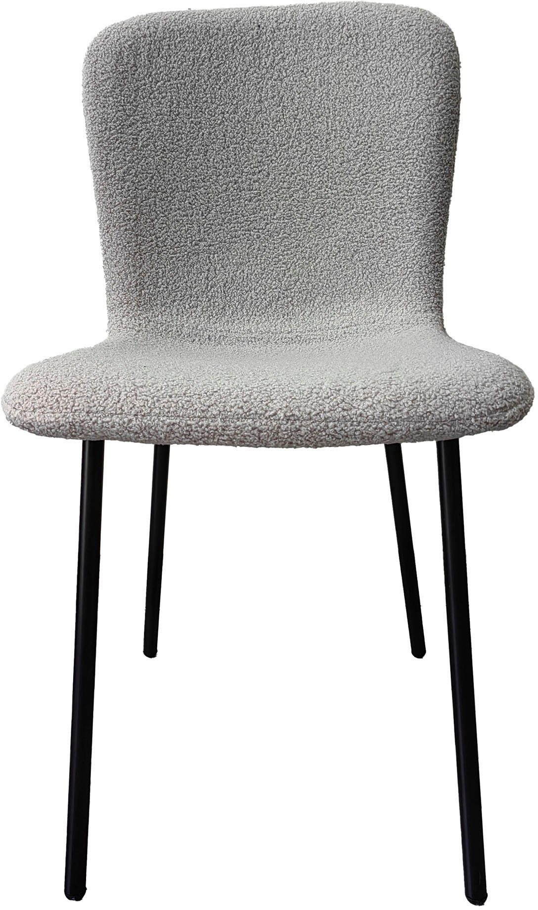 SalesFever Stoel met 4 poten ergonomisch gevormde zitting en rugleuning (set, 4 stuks)