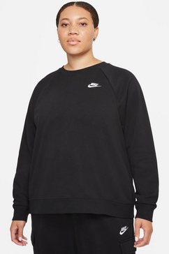 nike sportswear sweatshirt essential womens crew (plus size) zwart