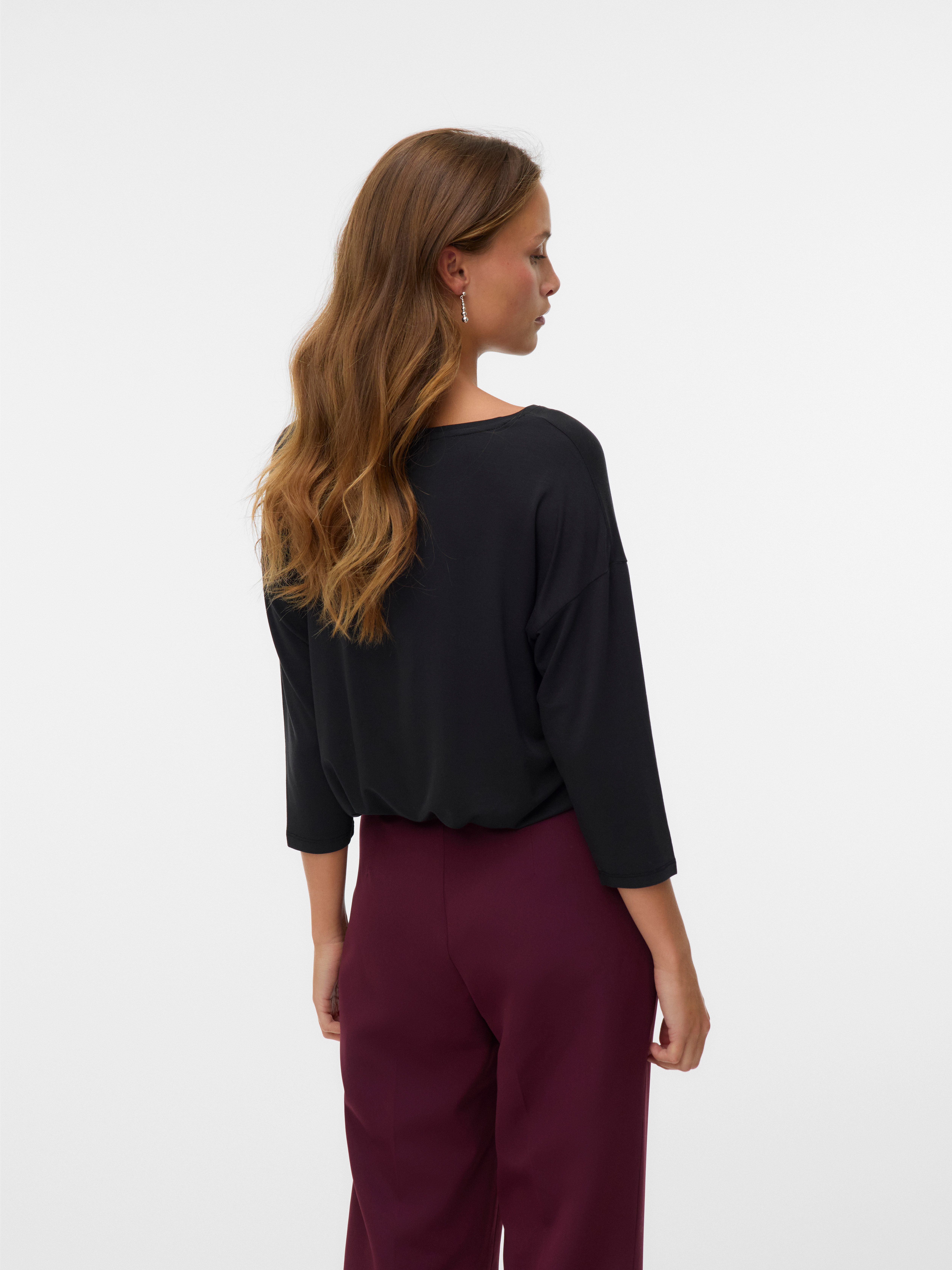 Vero Moda Shirt met 3/4 mouwen VMAVA 3/4 TOP JRS GA NOOS