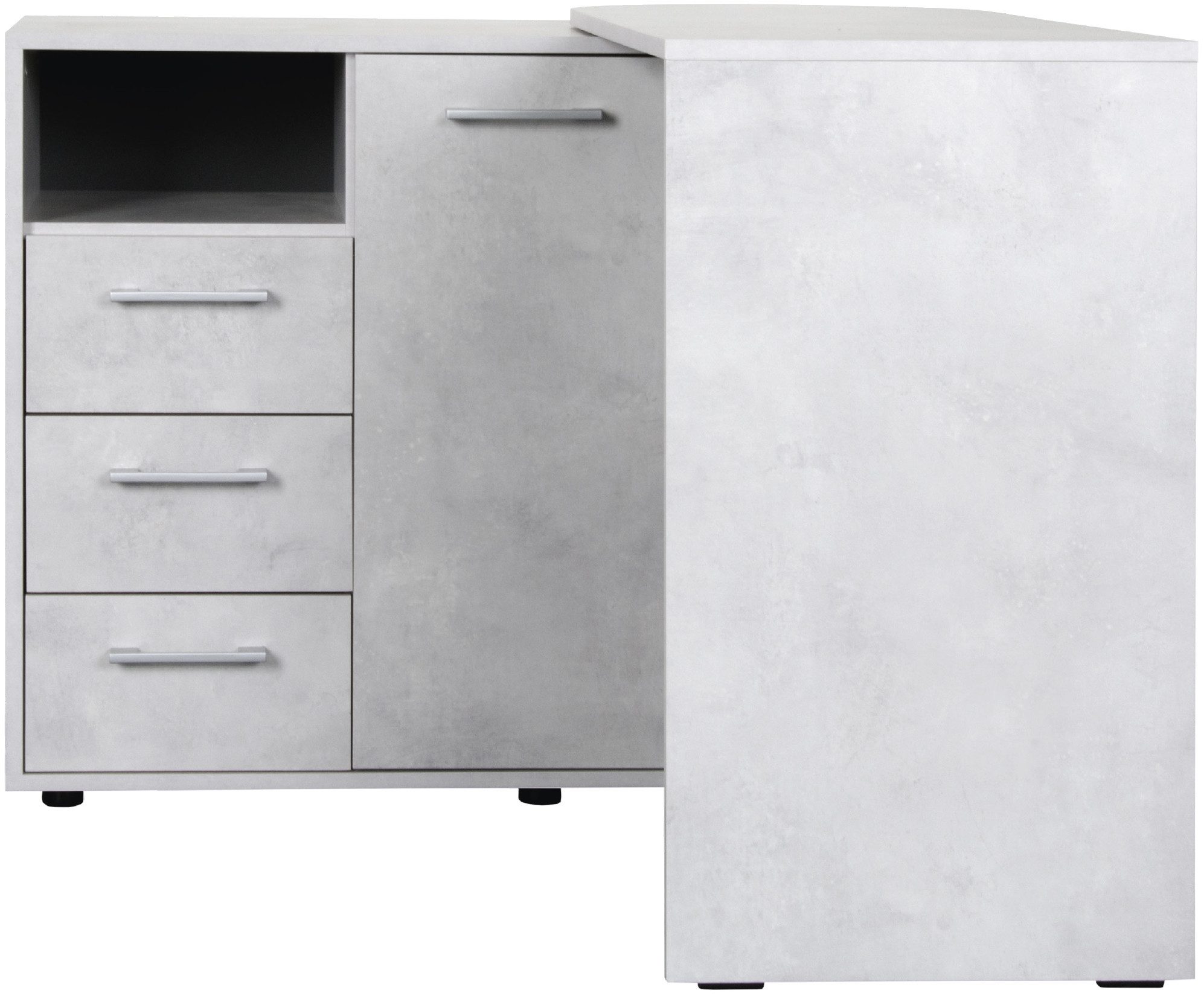 VOGL Möbelfabrik Bureau draaibaar tafelblad, ruimtebesparend, made in germany
