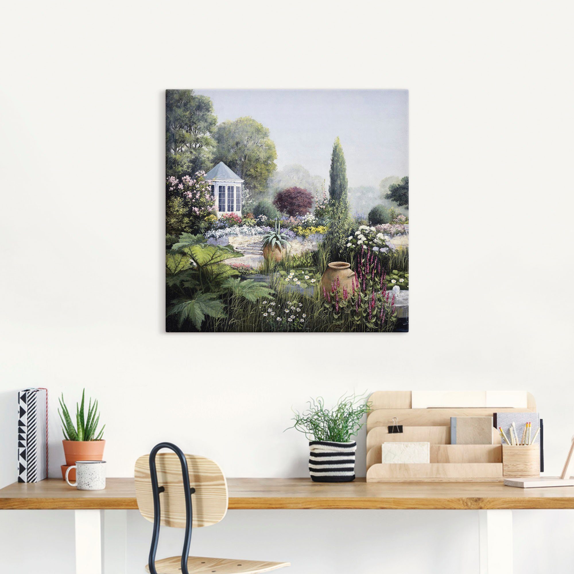 Artland Artprint op linnen Paradijs I gespannen op een spieraam