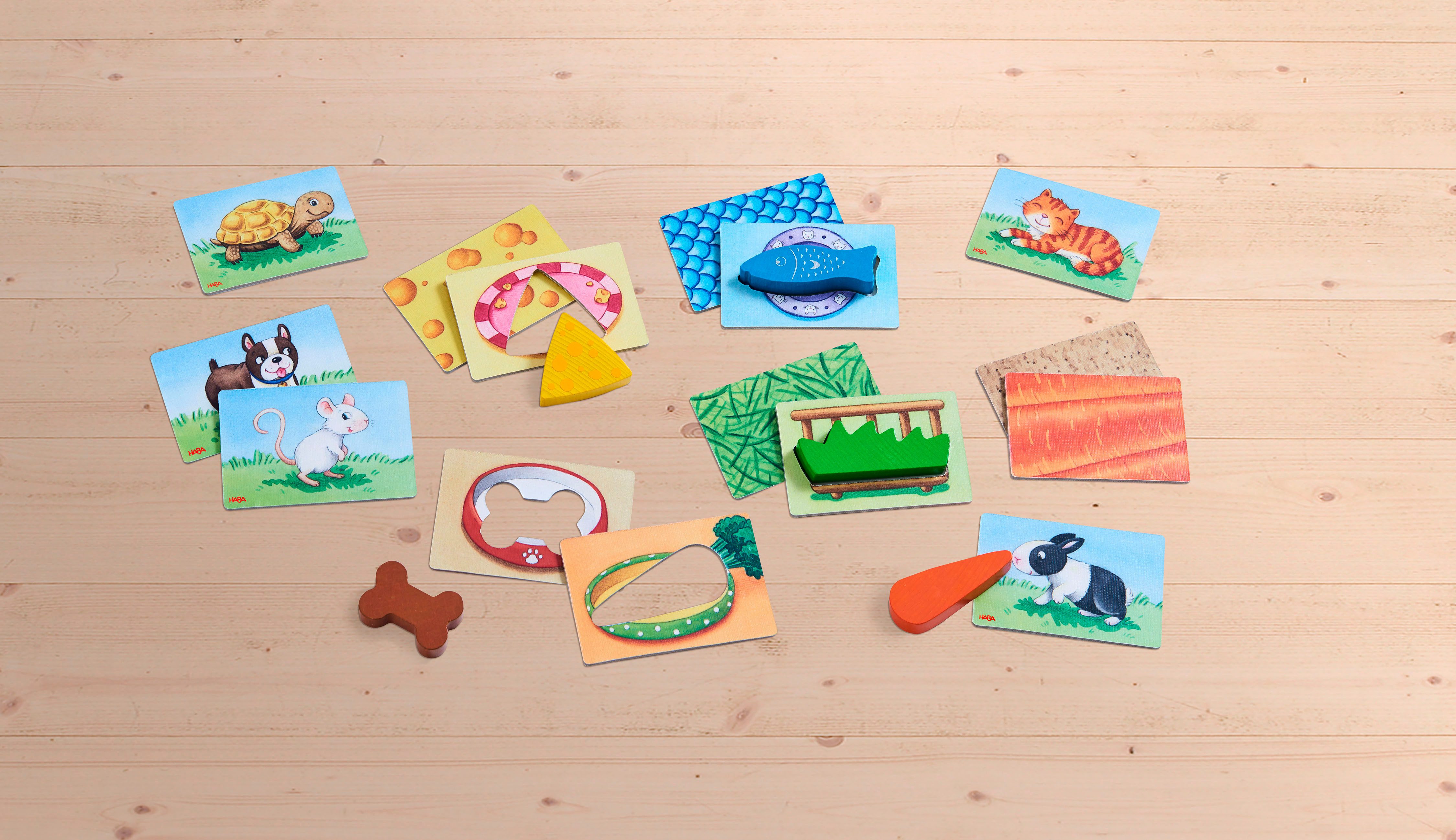Haba Spel Mijn Eerste Spellen, Dieren voederen