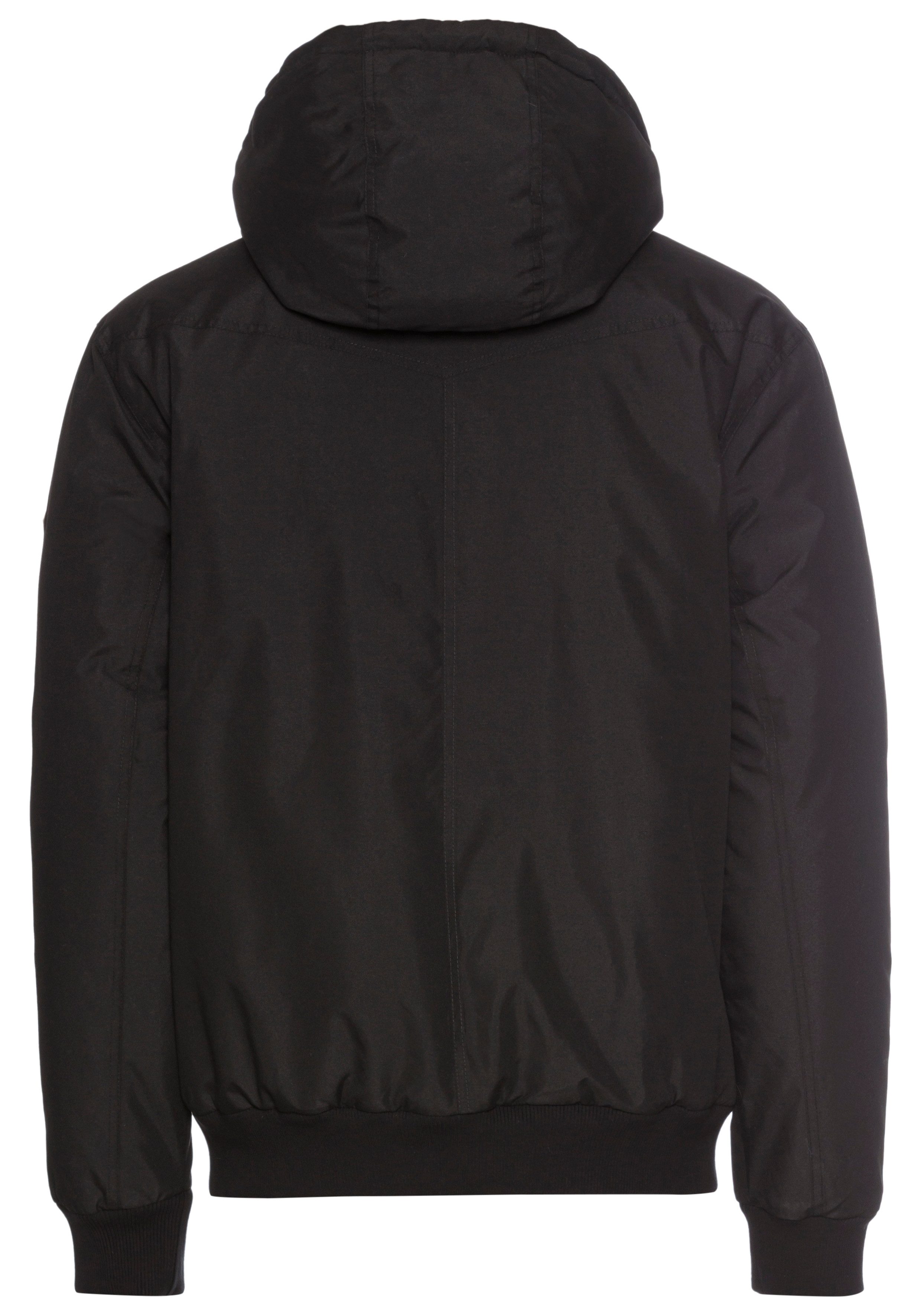 Bruno Banani Winterjack van katoen en polyester hoge kraag