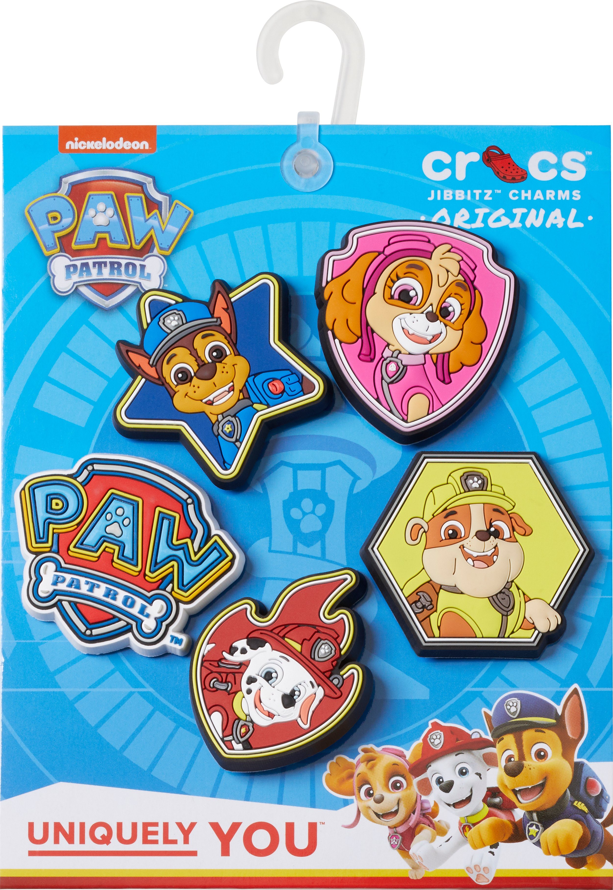 Crocs Schoenbutton Jibbitz™ Paw Patrol met verschillende motieven (set, 5-delig, Geen...