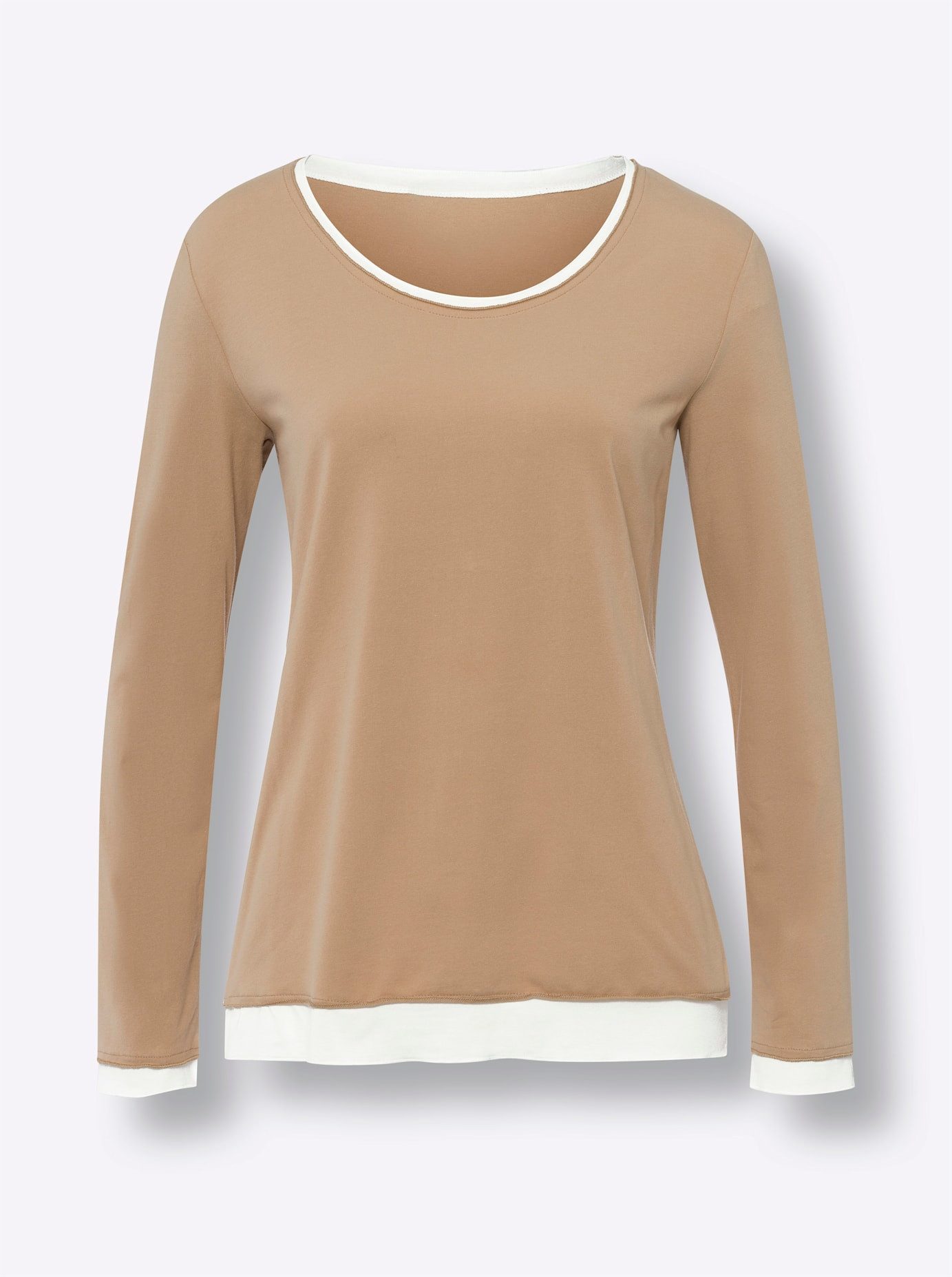 heine Shirt met lange mouwen T-shirt (1-delig)