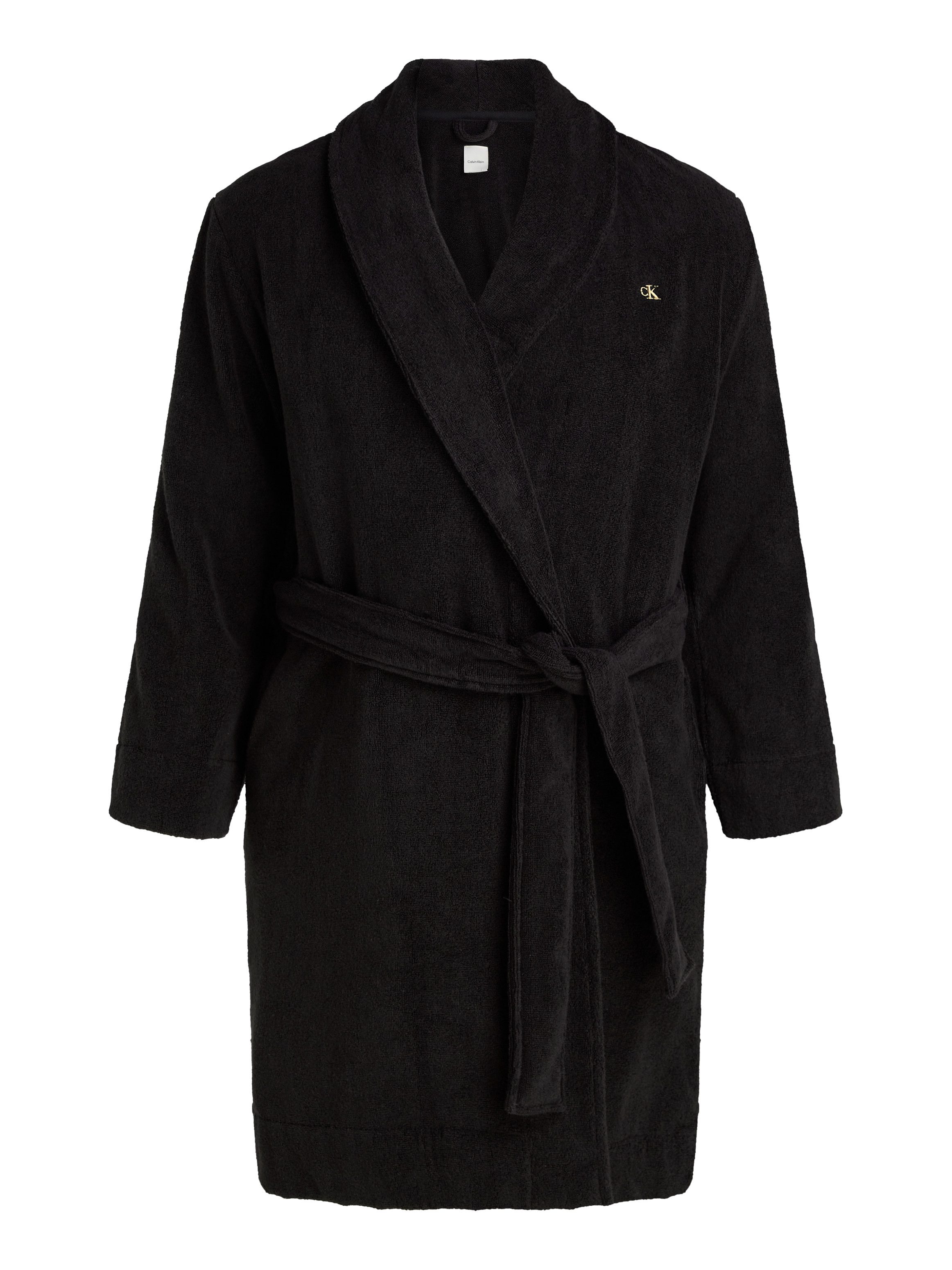 Calvin Klein Badjas ROBE met geborduurd logo