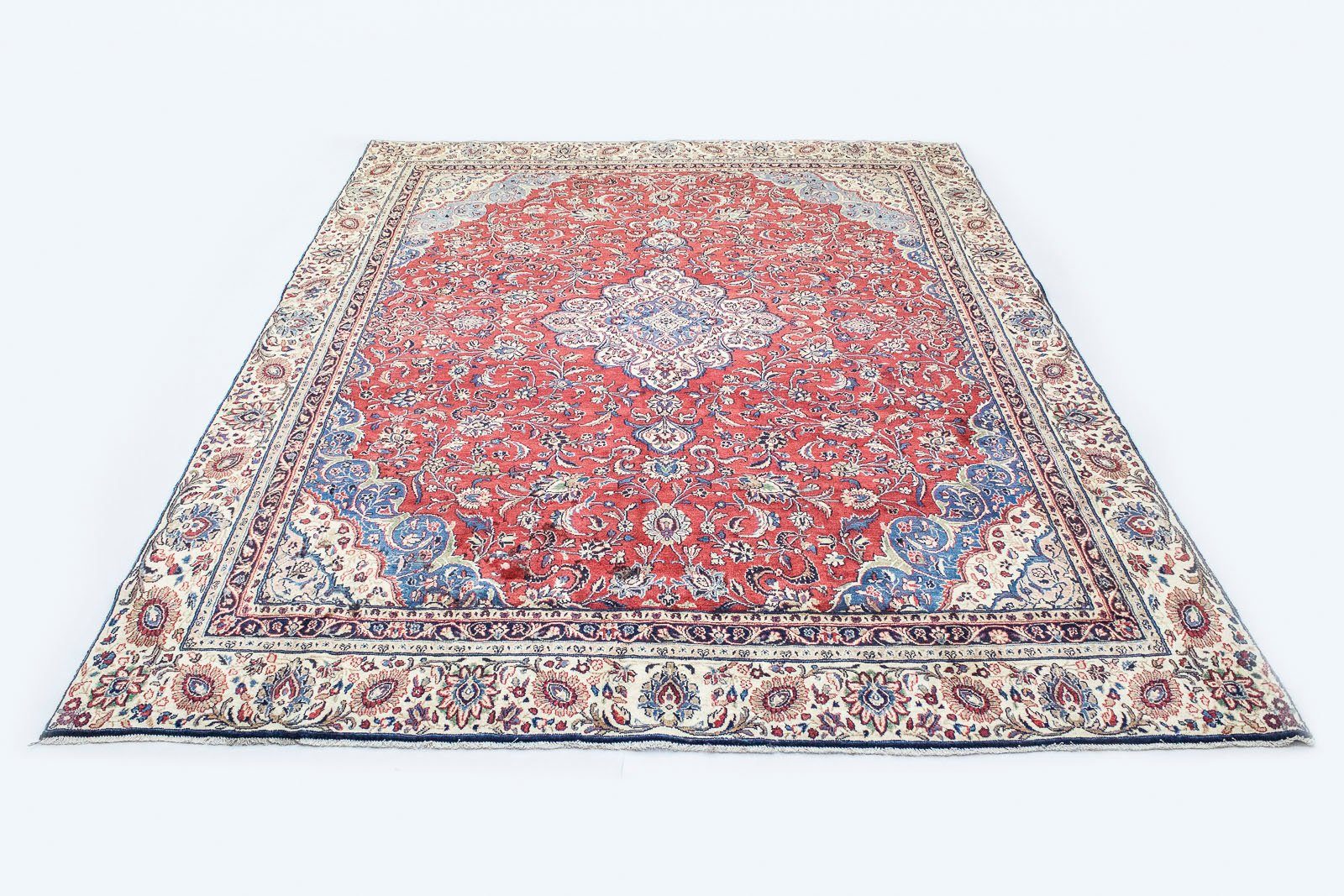 morgenland Wollen kleed Lilian vloerkleed met de hand geknoopt rood handgeknoopt