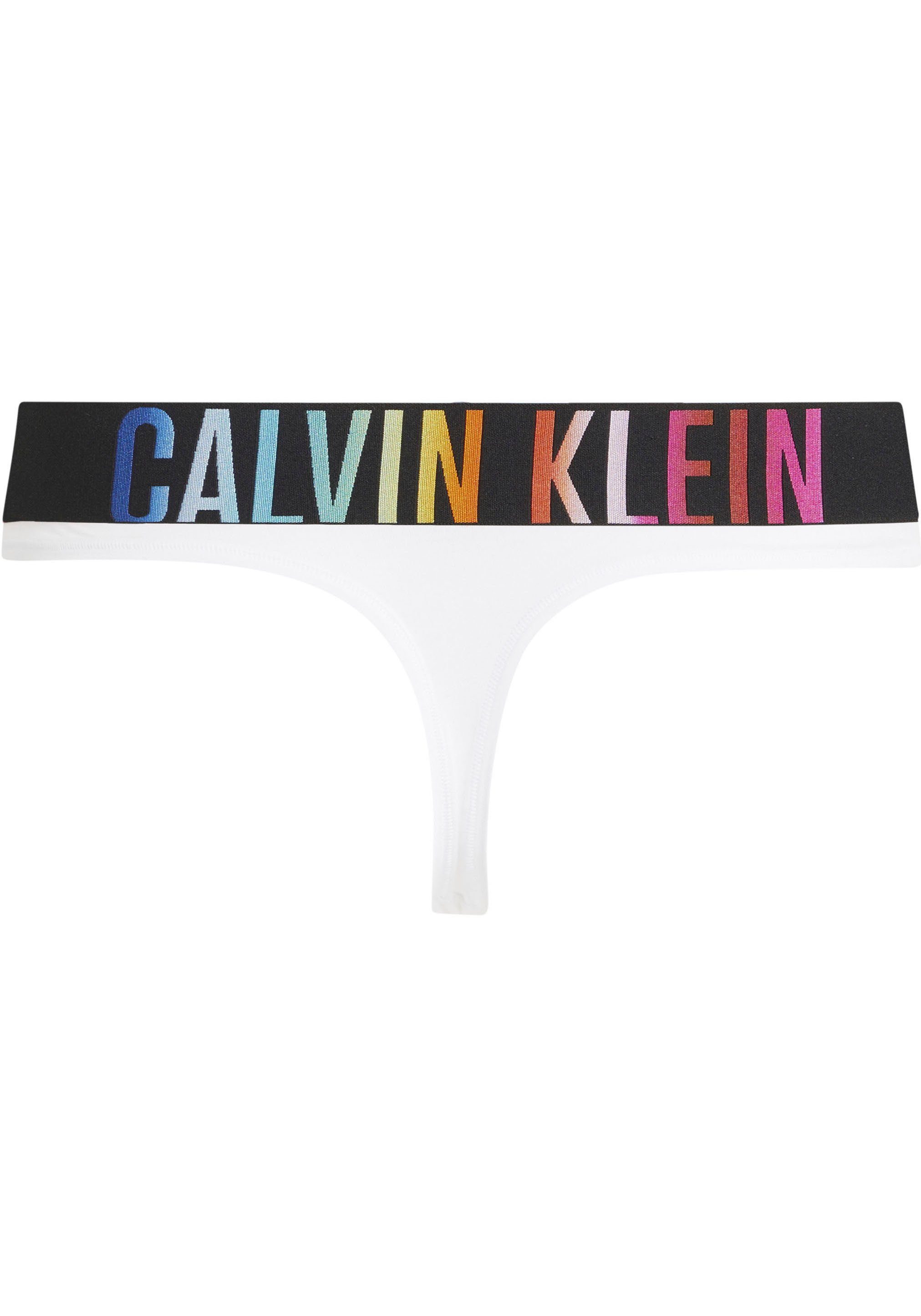 Calvin Klein Underwear String met elastische band met logo model 'PRIDE'
