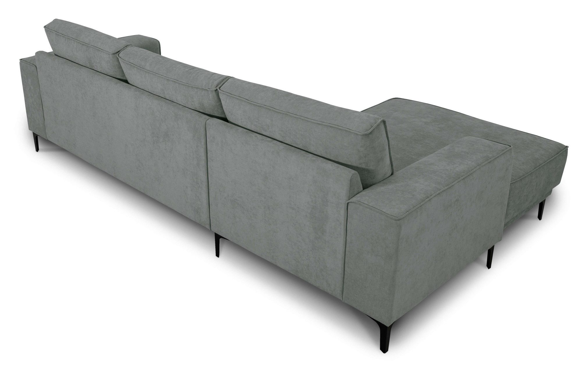 Places of Style Hoekbank Oland, structuur, platweefsel, luxe microvezel, bouclé