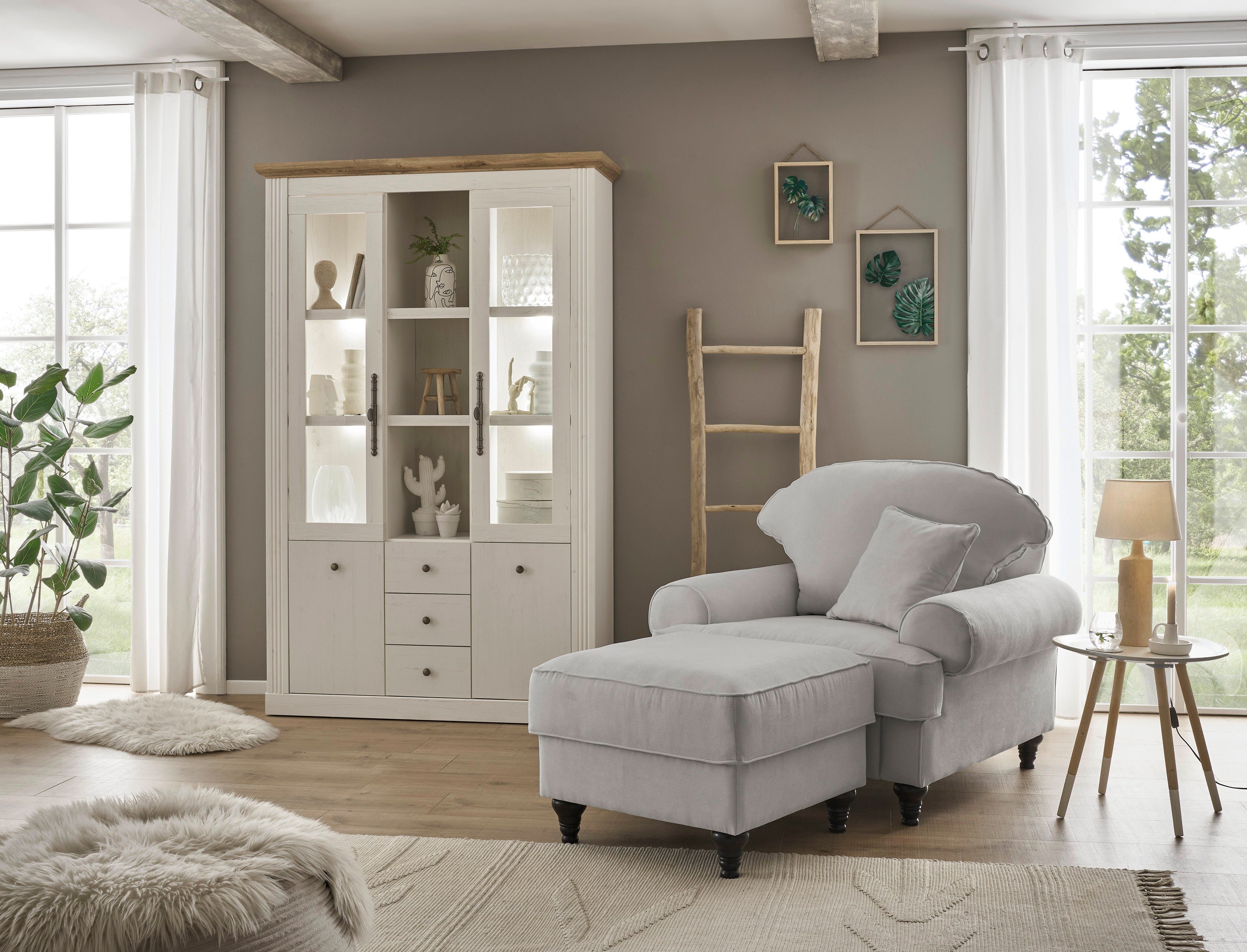 Home affaire Fauteuil Westminster met binnenveringsinterieur (set, 2 stuks)