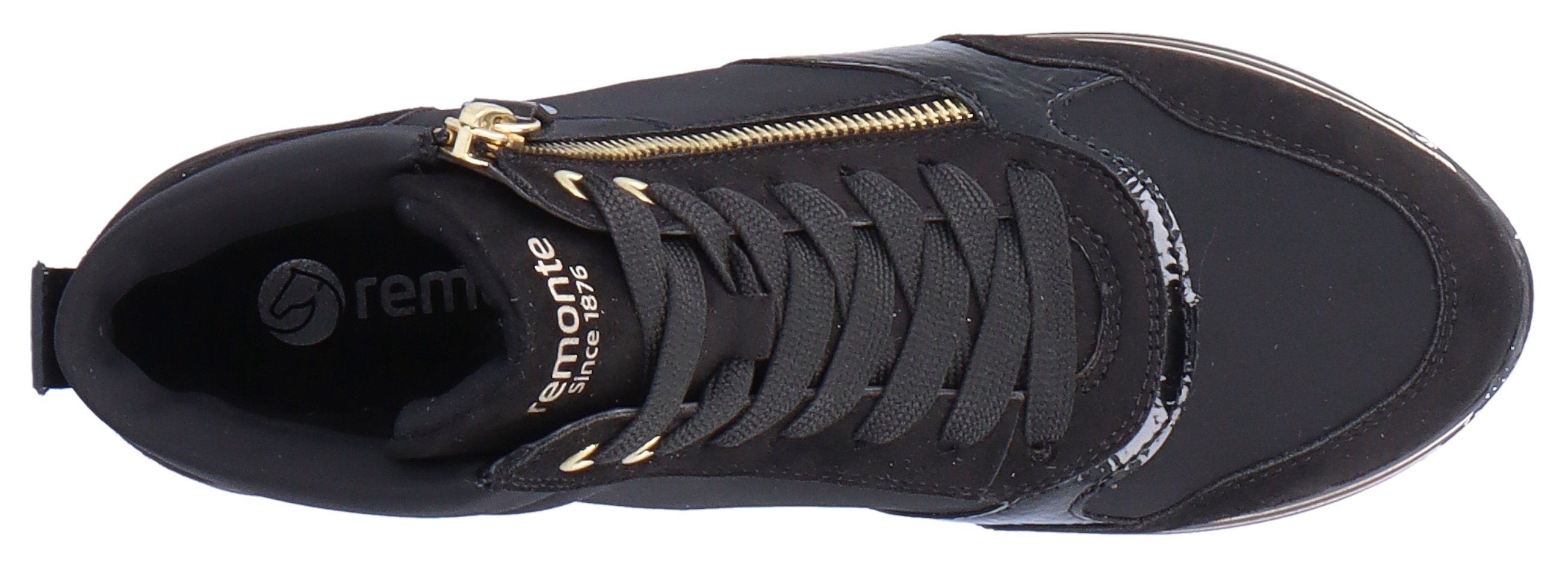 Remonte Sneakers met praktische verwisselbare binnenzool, vrijetijdsschoen, lage schoen, veterschoen