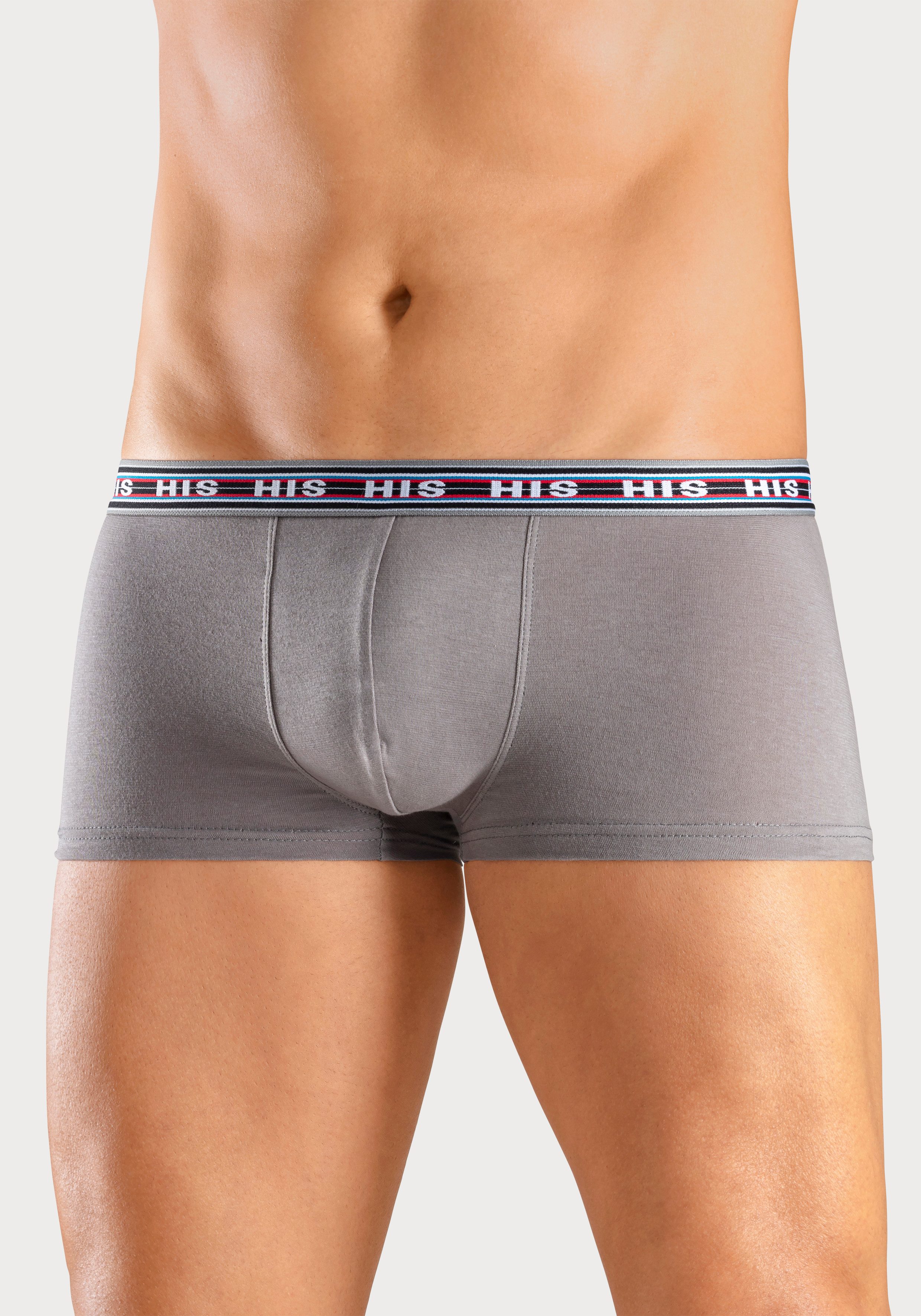 H.I.S Hipster strak zittende boxershorts van katoen-stretch (set, 5 stuks)
