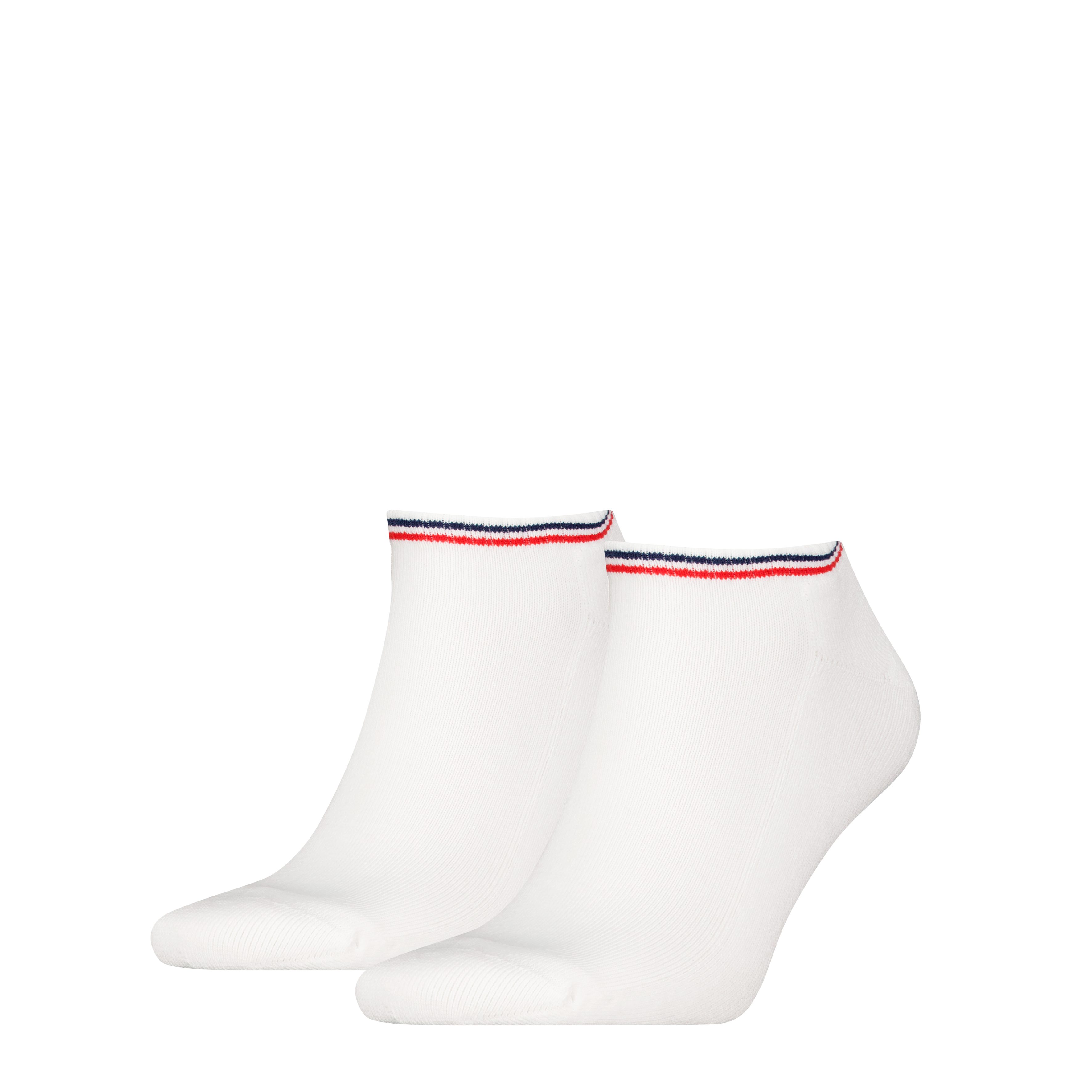 Tommy Hilfiger Sneakersokken TH UNI TJ SNEAKER 2P ICONIC (2 paar) unisex sokken maat 43-46 wit