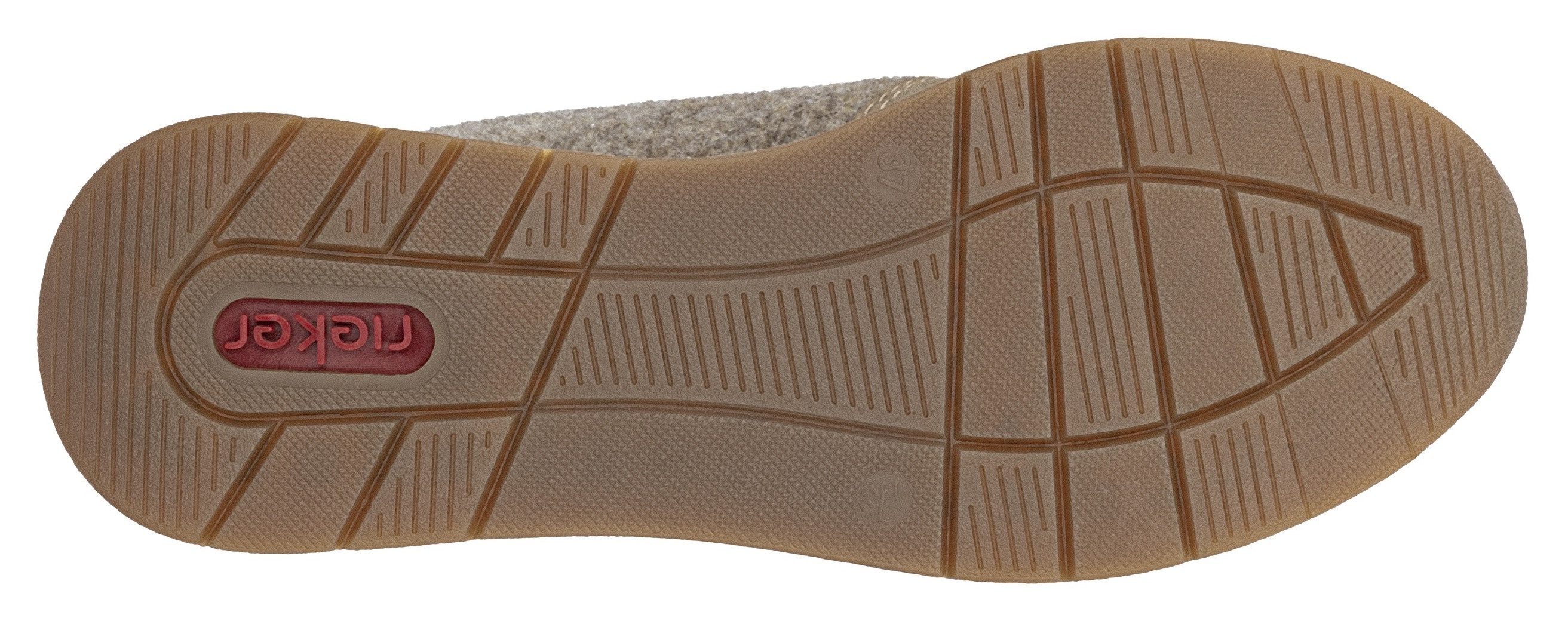 Rieker Sneakers , vrijetijdsschoen, veterschoen, halfschoen met modieuze accenten
