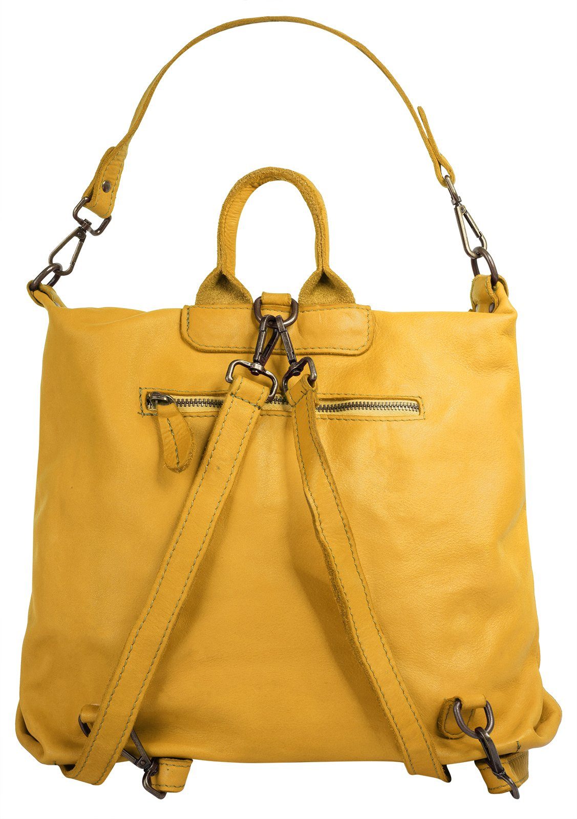Samantha Look Rugzak echt leer, made in italy