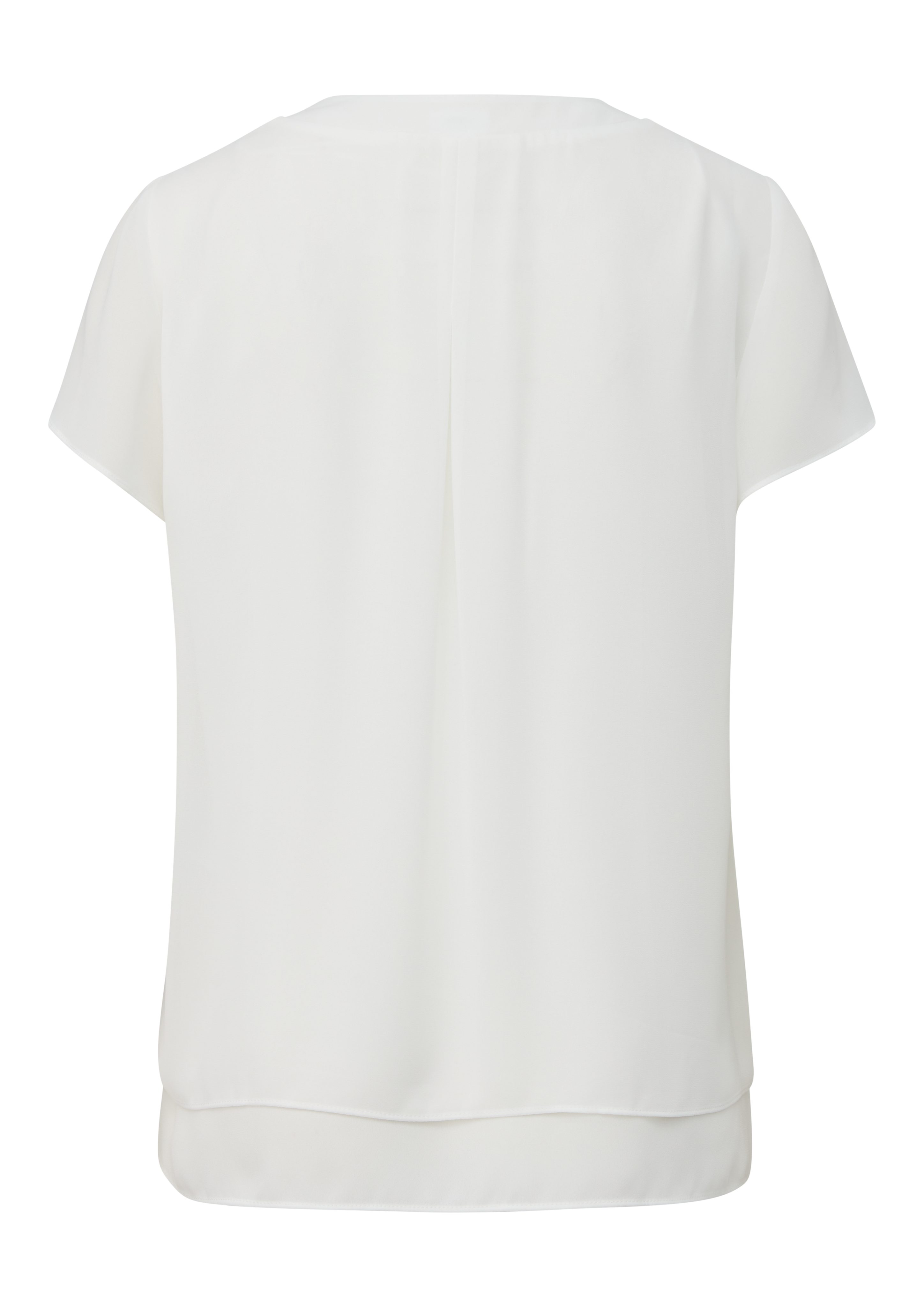 s.Oliver BLACK LABEL Shirtblouse in dubbel-laag-look en met v-halslijn